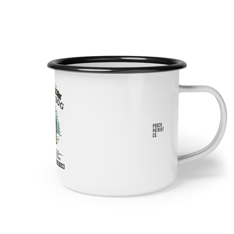 The North Idaho Shed Dog Club Enamel Camp Cup