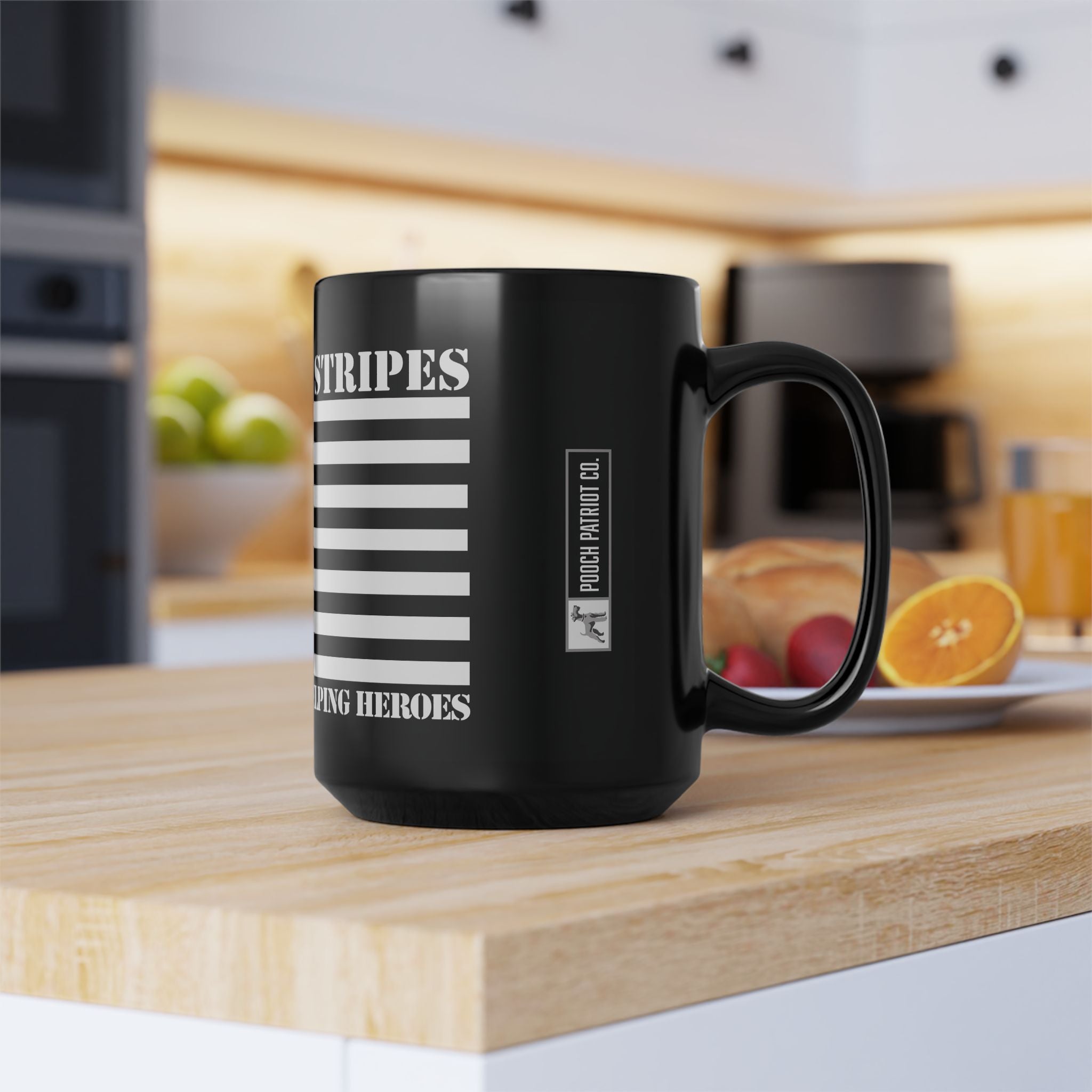 Paws and Stripes Logo Coffee Mug | Pooch Patriot Co.