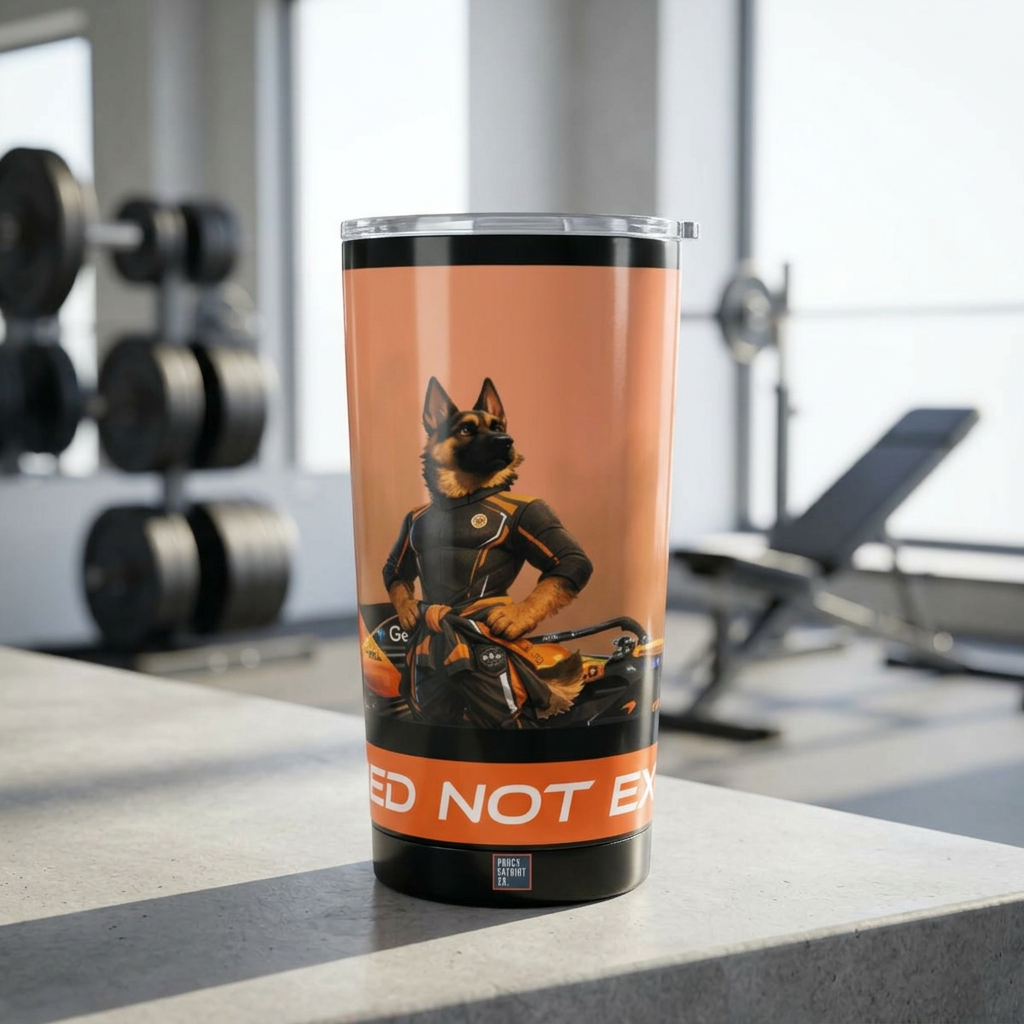 Warrior Dog F1 'Retired Not Expired' 20z Tumbler