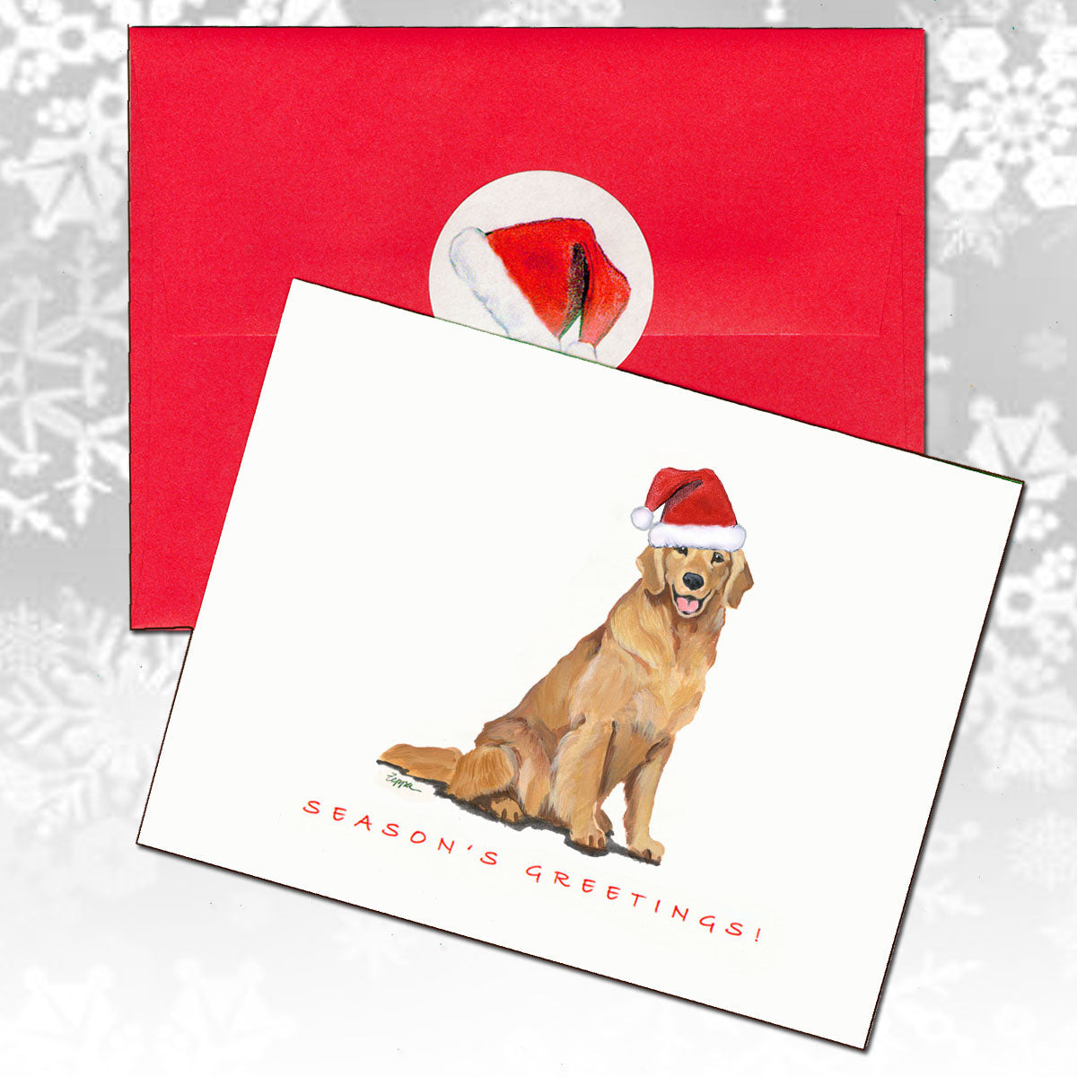 Golden Retriever Christmas Cards