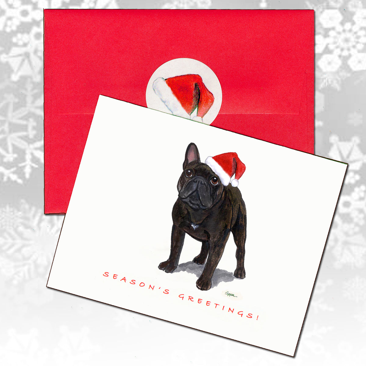 French Bulldog Christmas Cards