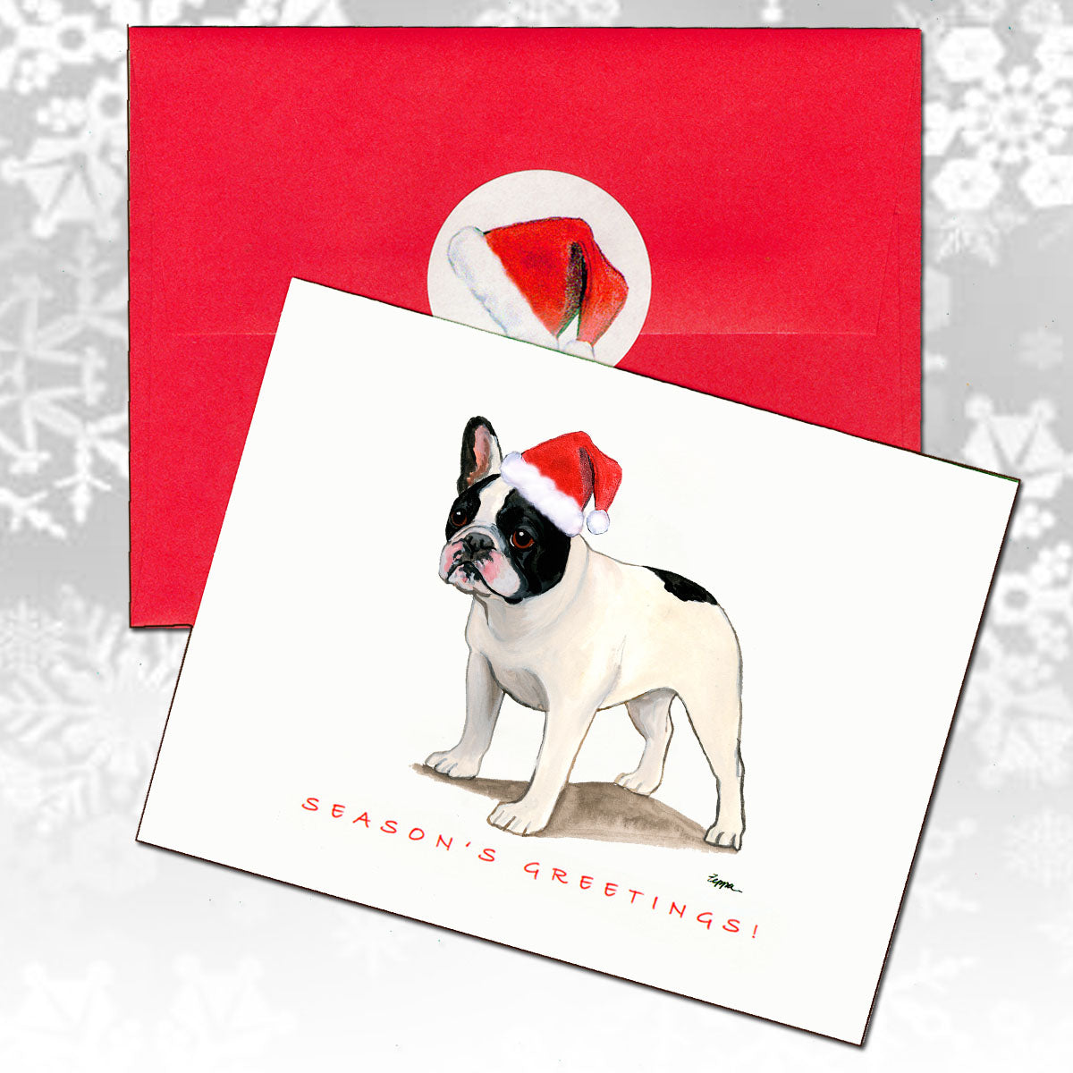 French Bulldog Christmas Cards