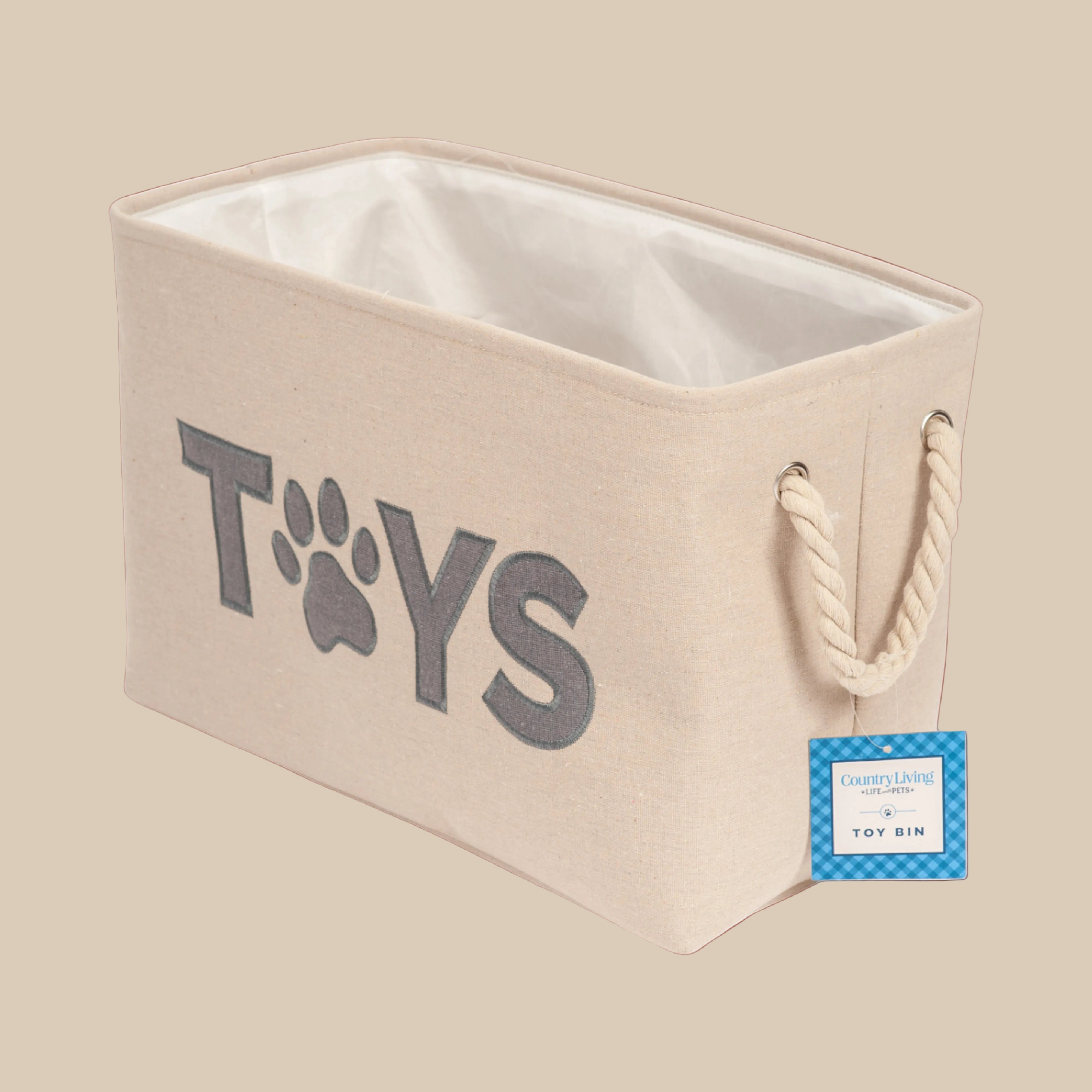 Country Living Foldable Toy Bin