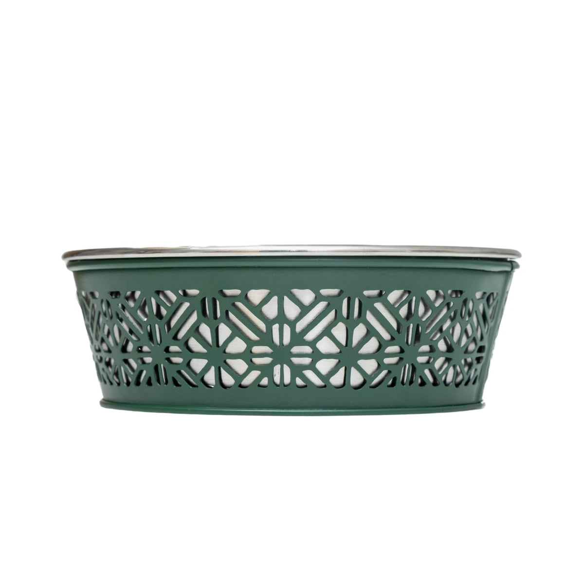 'Farmhouse' Stainless Steel Dog Bowl Set (2 Pieces)