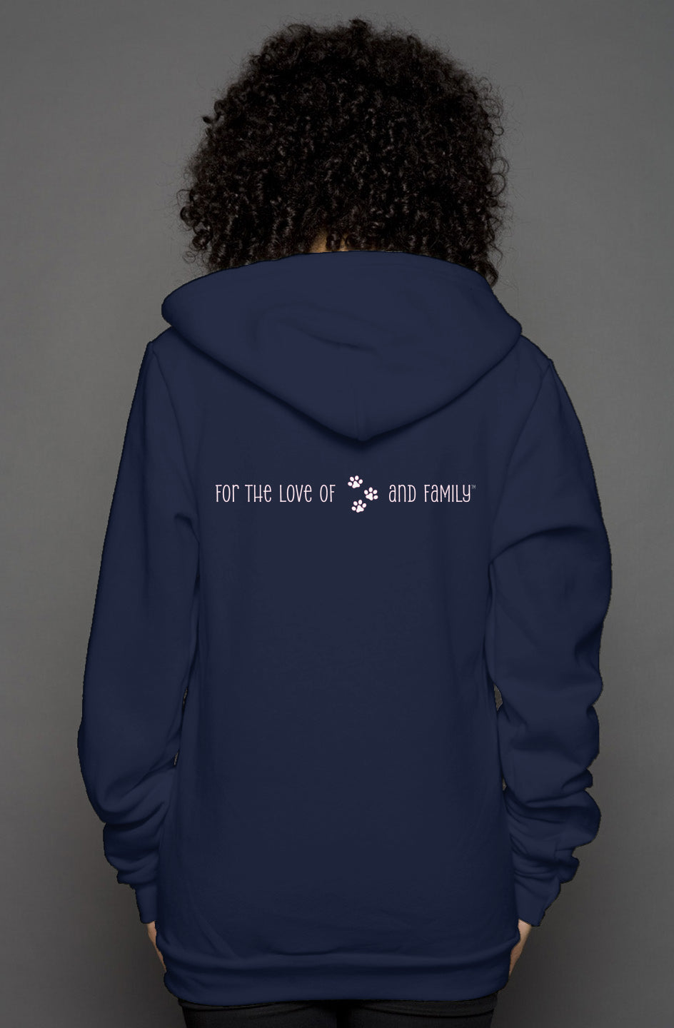 unisex zip hoody