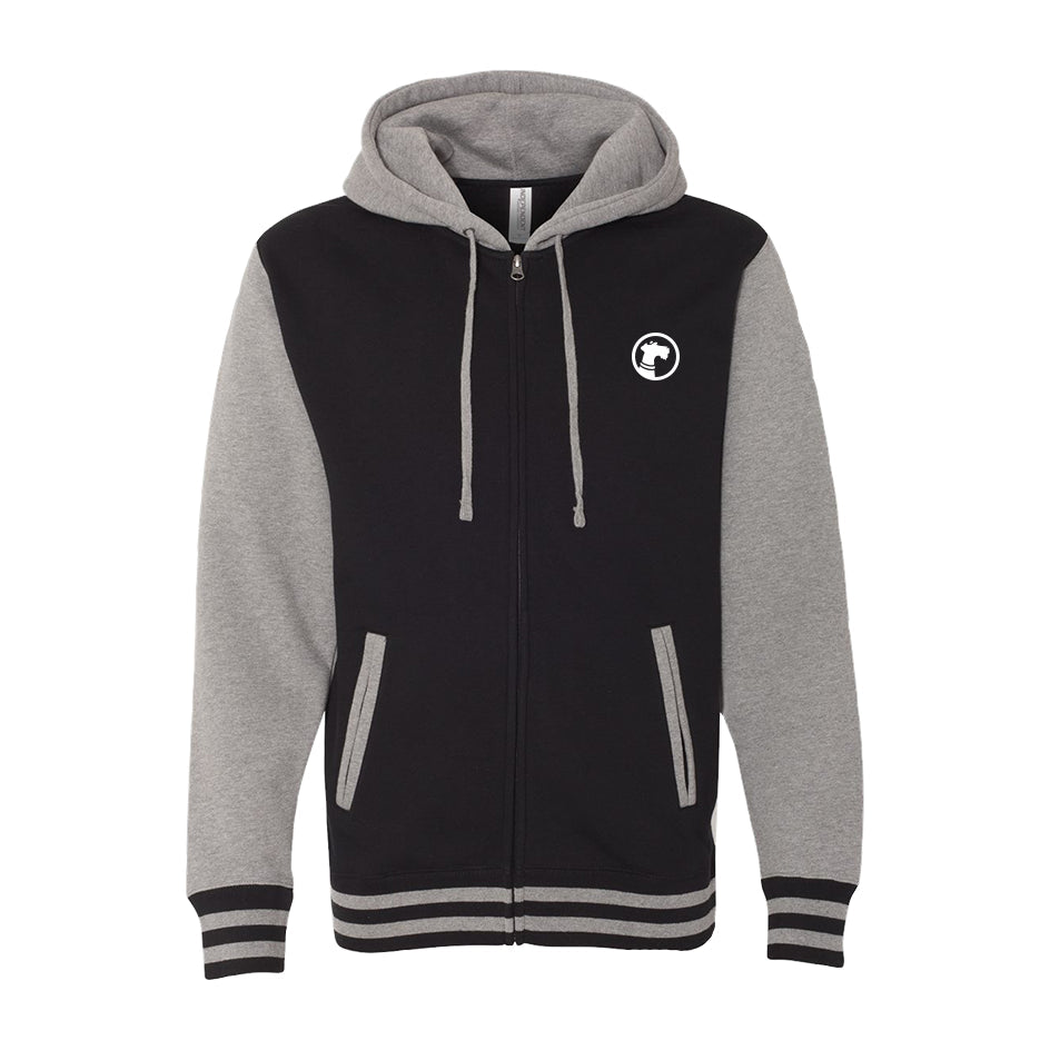 UNISEX HEAVYWEIGHT VARSITY ZIP HOOD