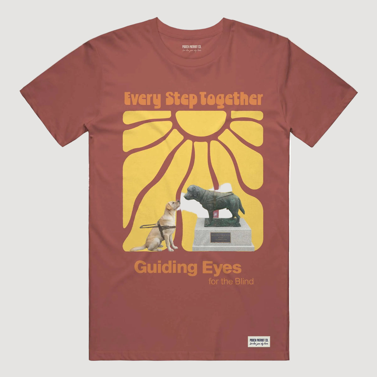 Every Step Together Tee - Guiding Eyes For The Blind