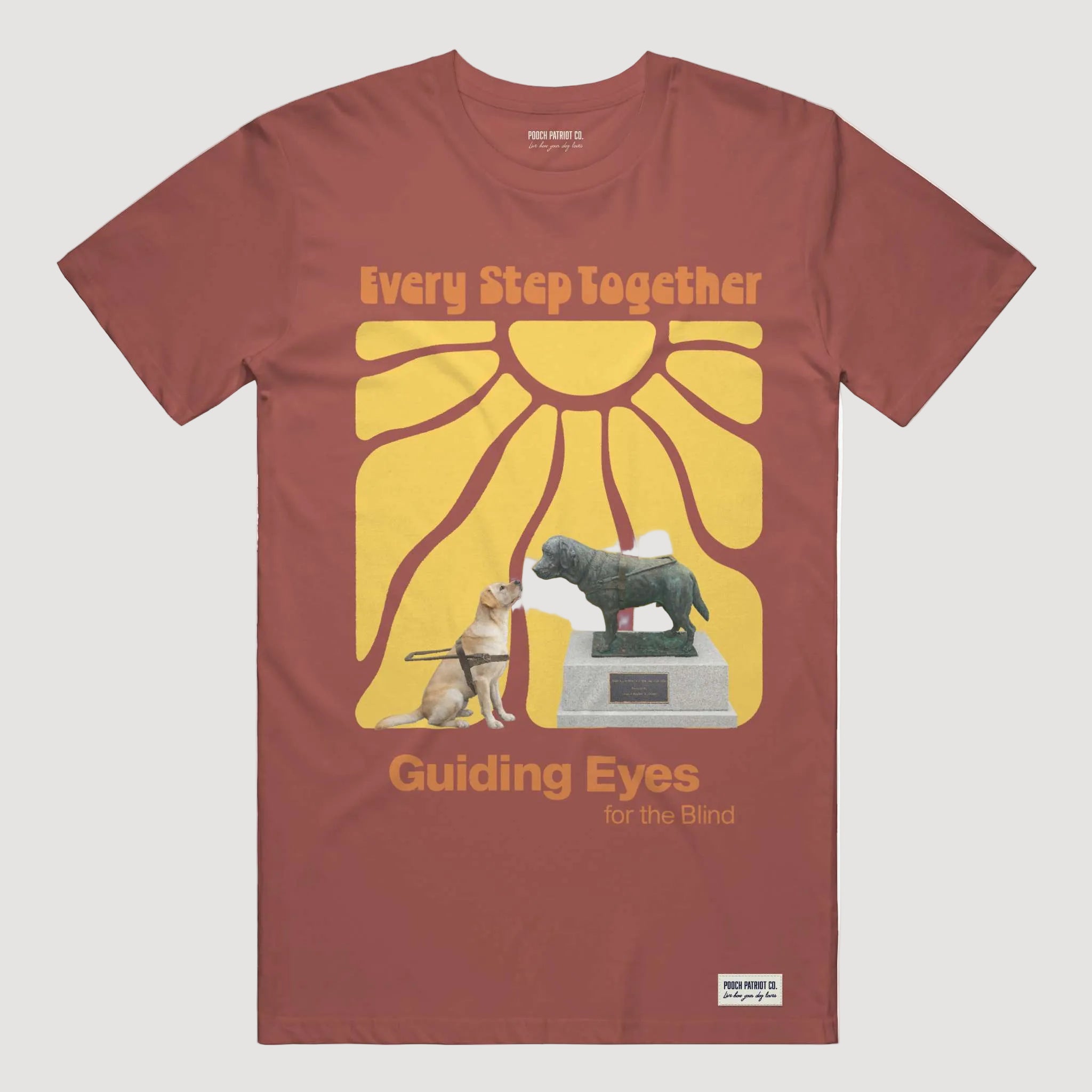 Every Step Together Tee - Guiding Eyes For The Blind