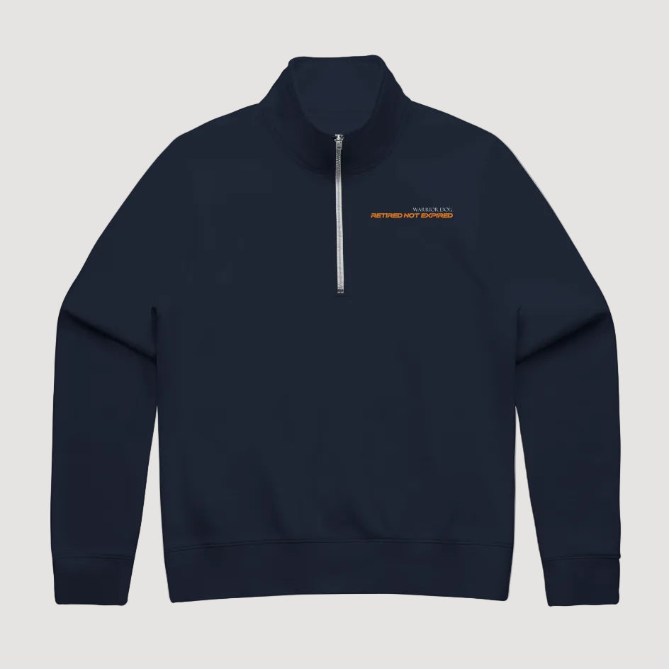 Warrior Dog Retired Not Expired Women's Quarter Zip