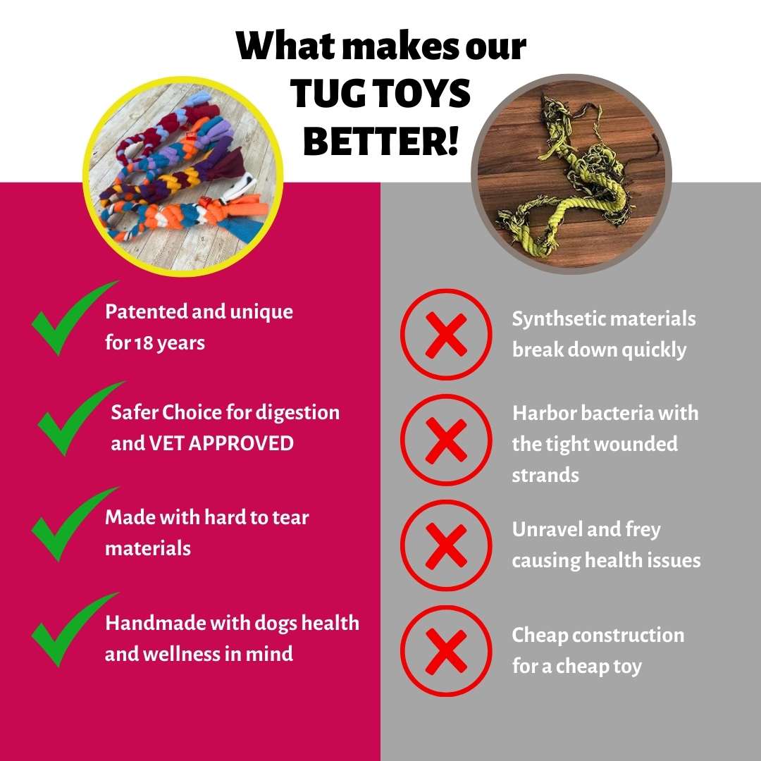 3-in-1 Enrichment Tube for Dogs | Tug Toy, Treat Dispenser & Snuffle Ball by Chelsy’s Toys