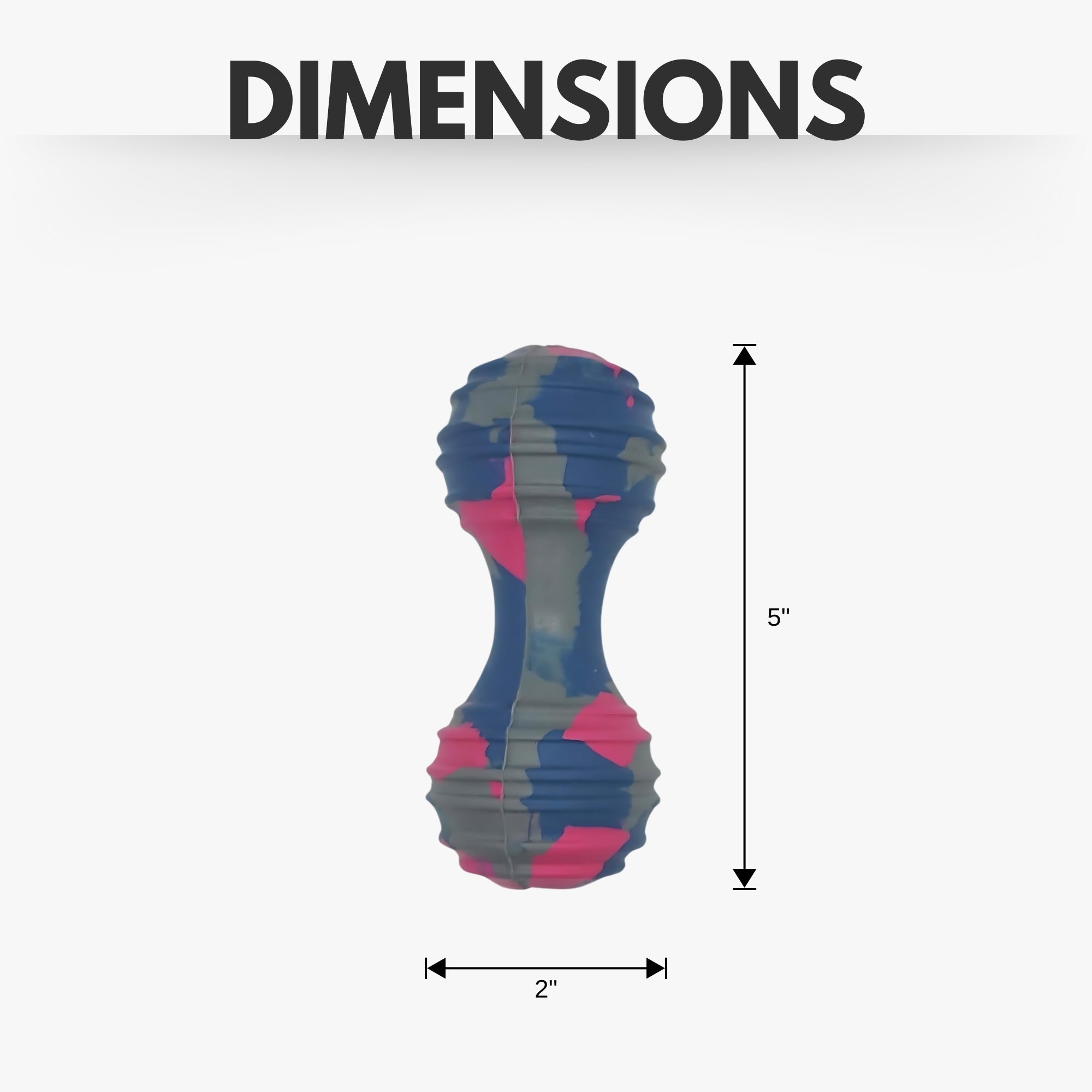 Natural Rubber Dumbbell Dog Chew Toy