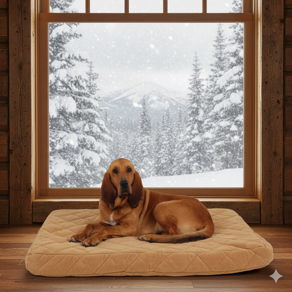 Carolina Pet Co. Quilted Orthopedic Jamison Dog Bed with Moisture Barrier