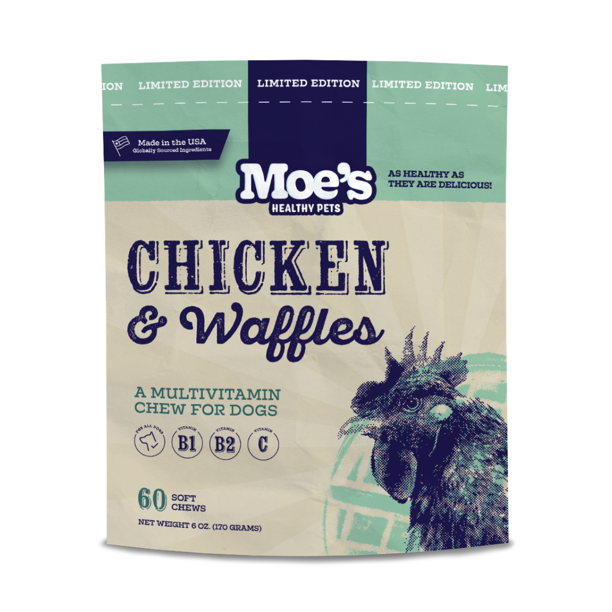 Moe’s Chicken & Waffles Chews
