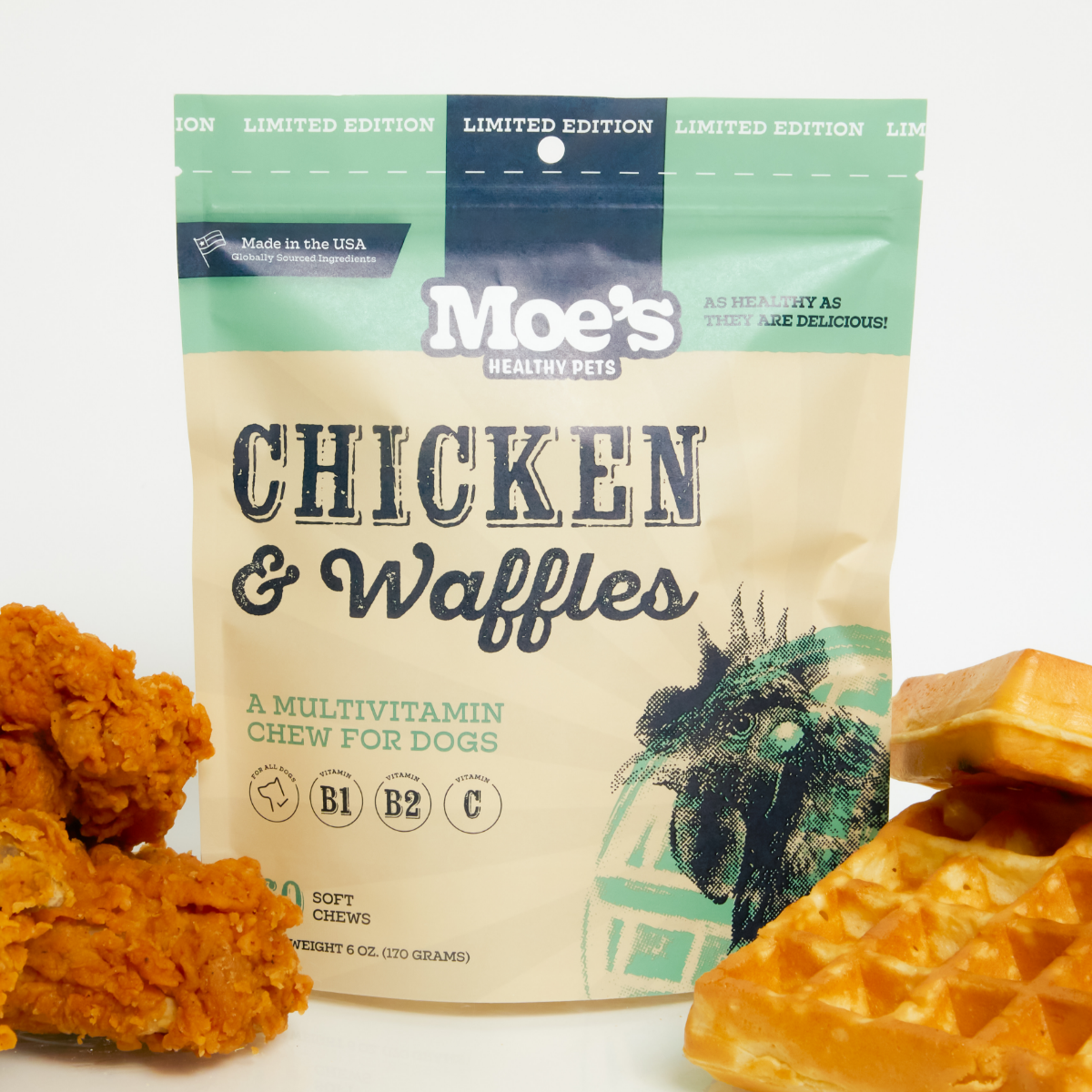 Moe’s Chicken & Waffles Chews