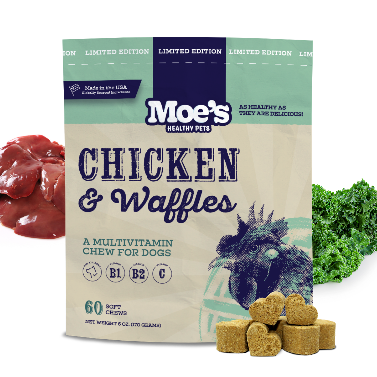 Moe’s Chicken & Waffles Chews