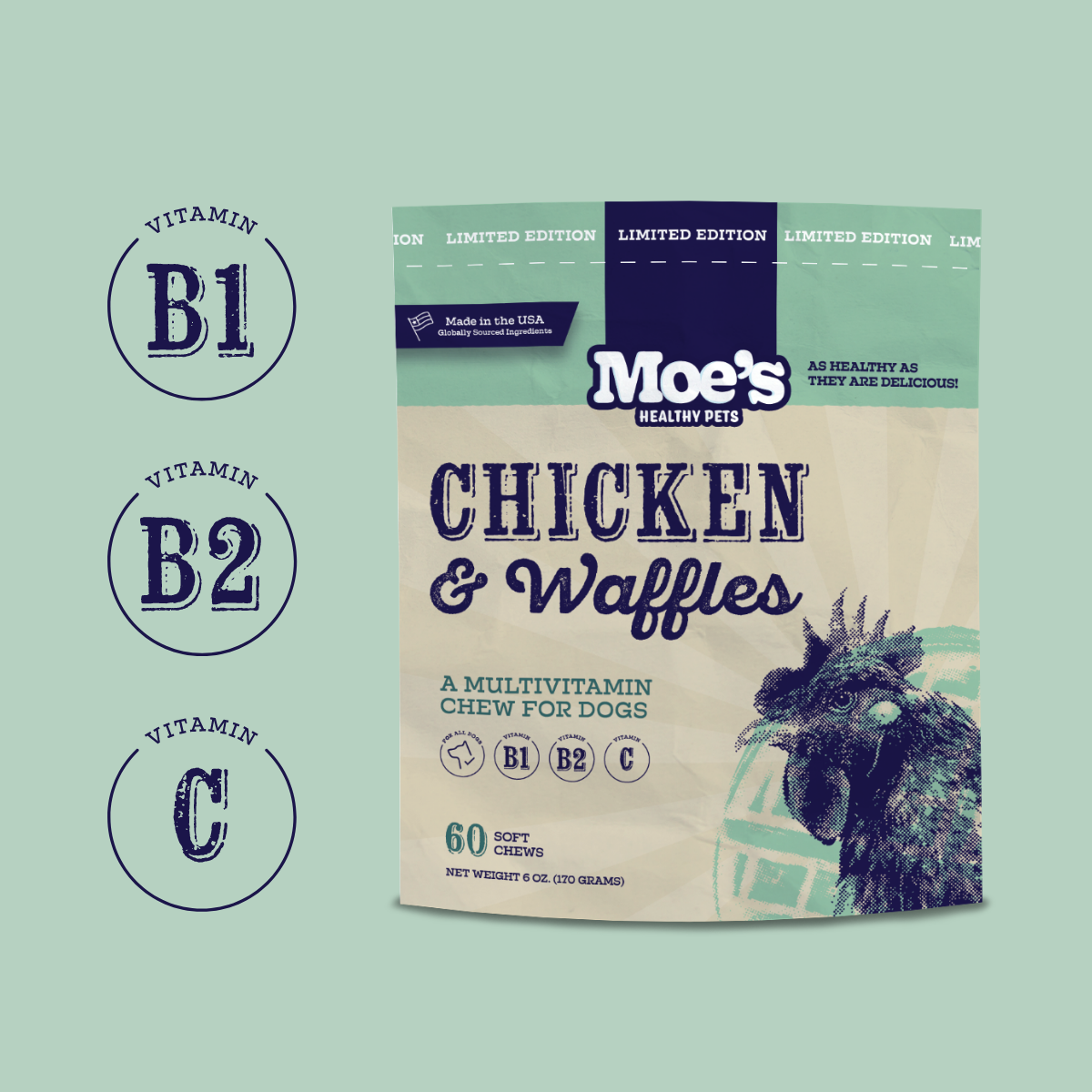 Moe’s Chicken & Waffles Chews