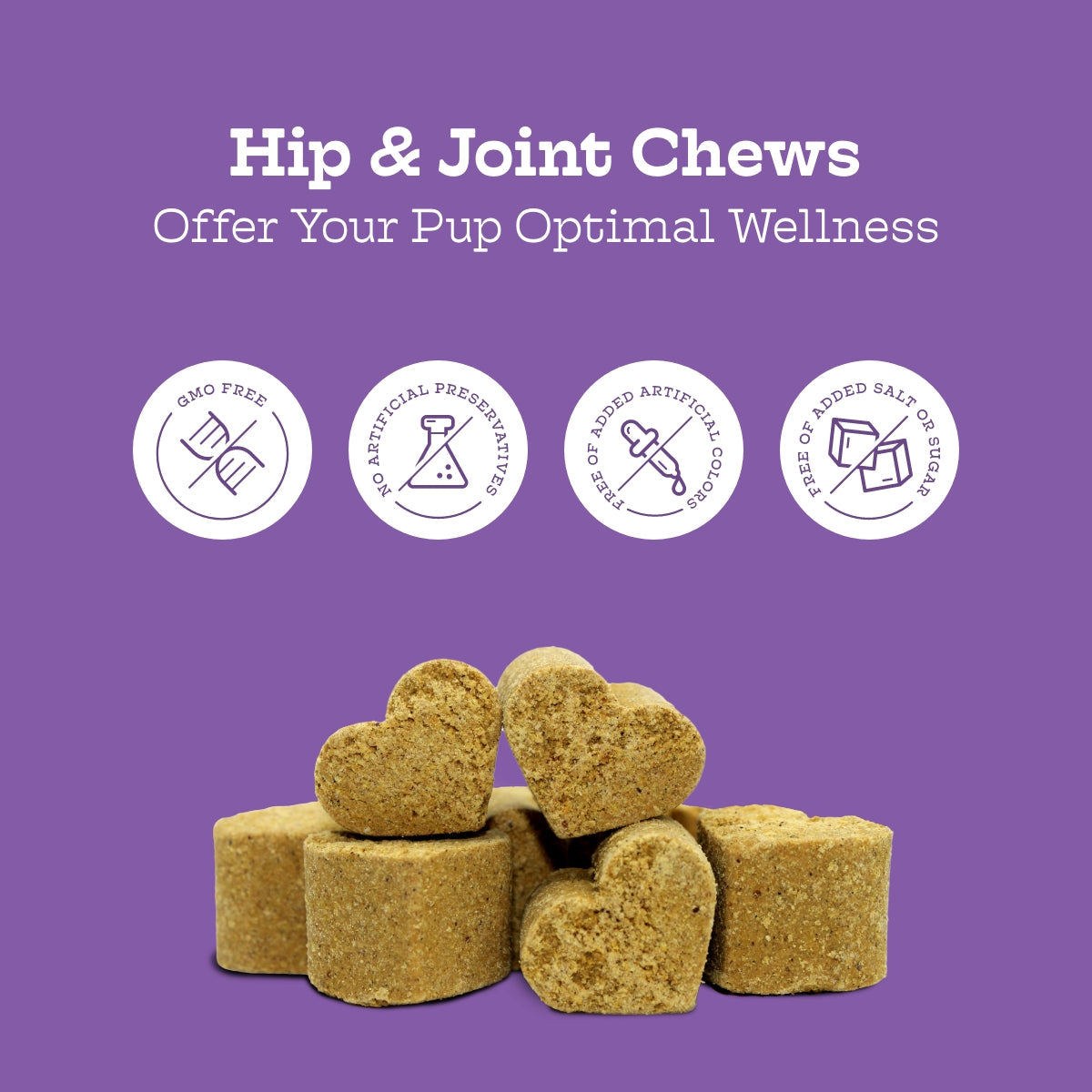 Moe’s Hip & Joint Chews – Mobility & Flexibility Support for Dogs