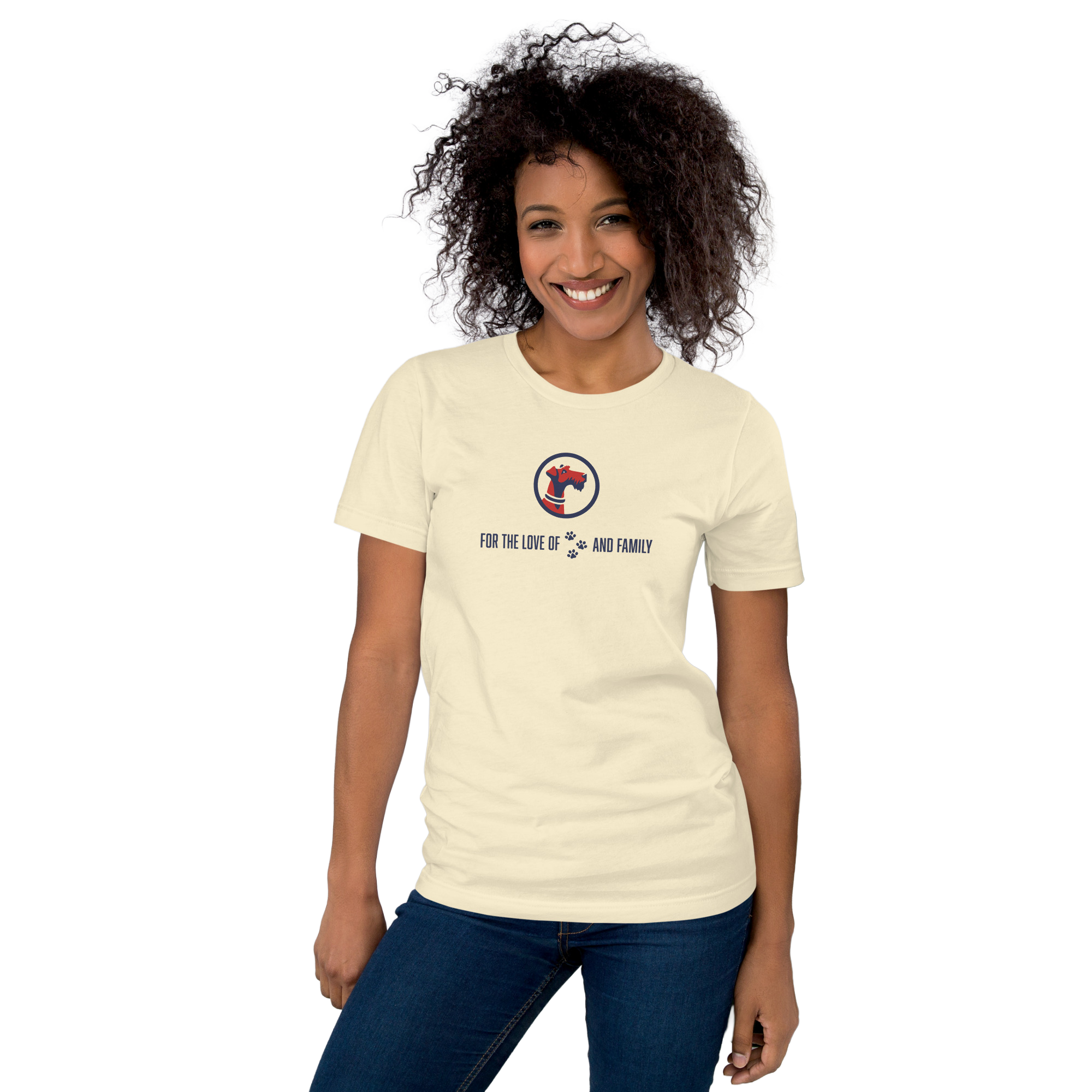 For the Love of Paws and Family™ Tee | Pooch Patriot Co.