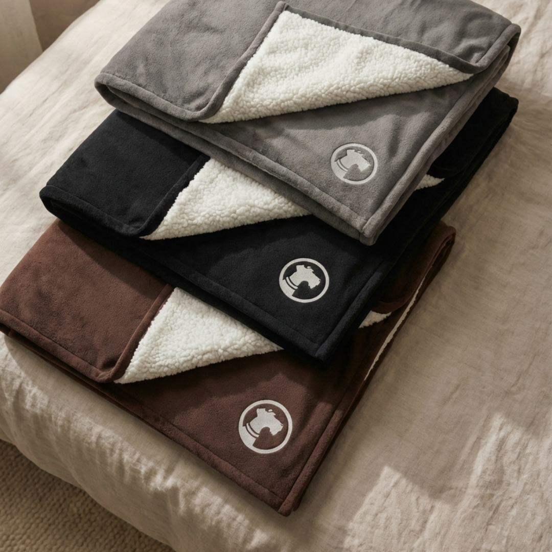 Walker's Embroidered Sherpa Blanket