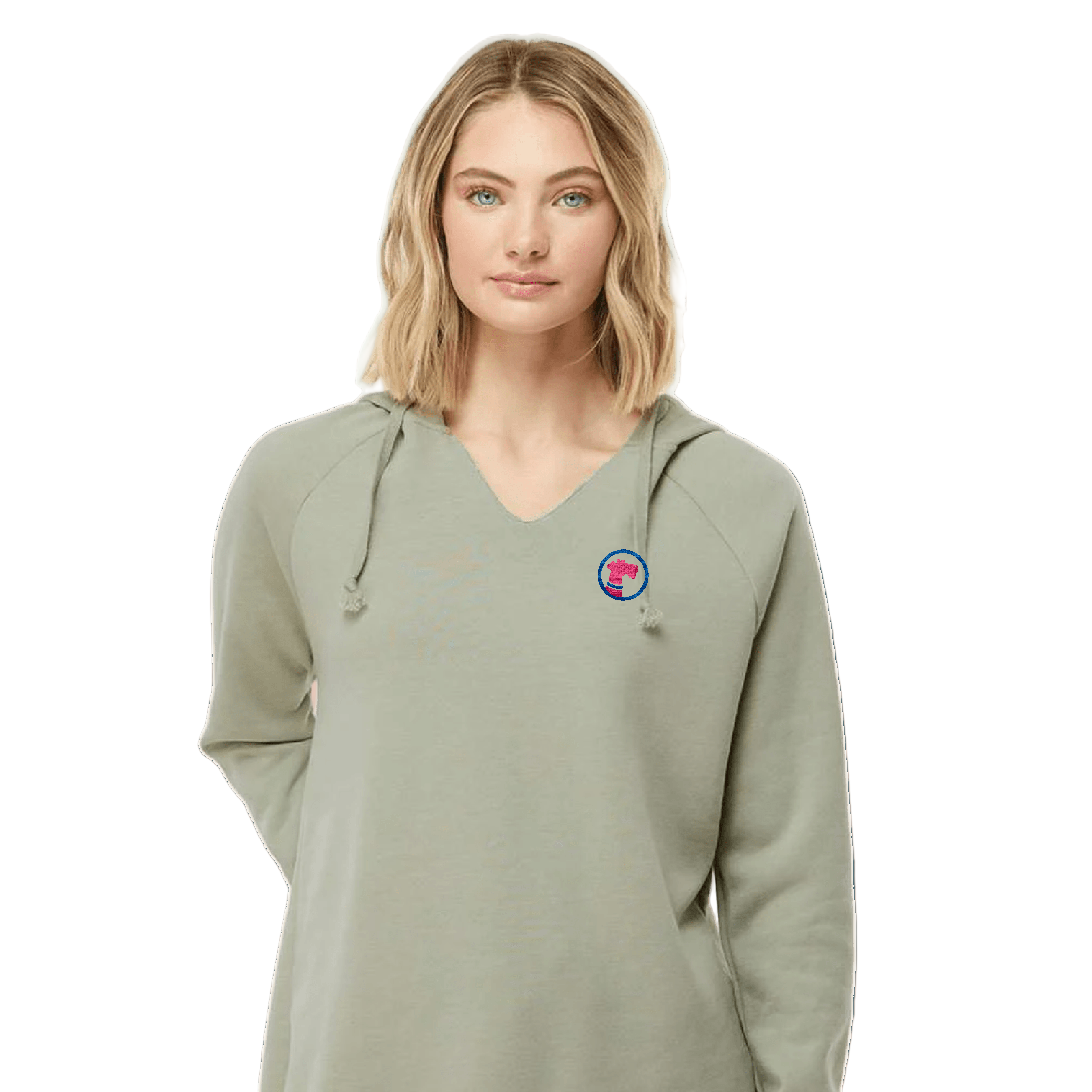 Women’s Pooch Patriot Wave Wash Hoodie