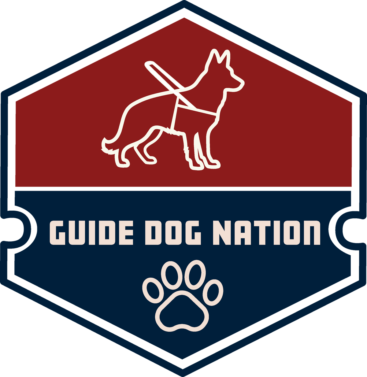 Guide Dog Nation Full Zip Hoodie