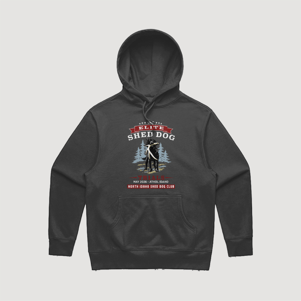 North Idaho Shed Dog Club Heavy Hoodie