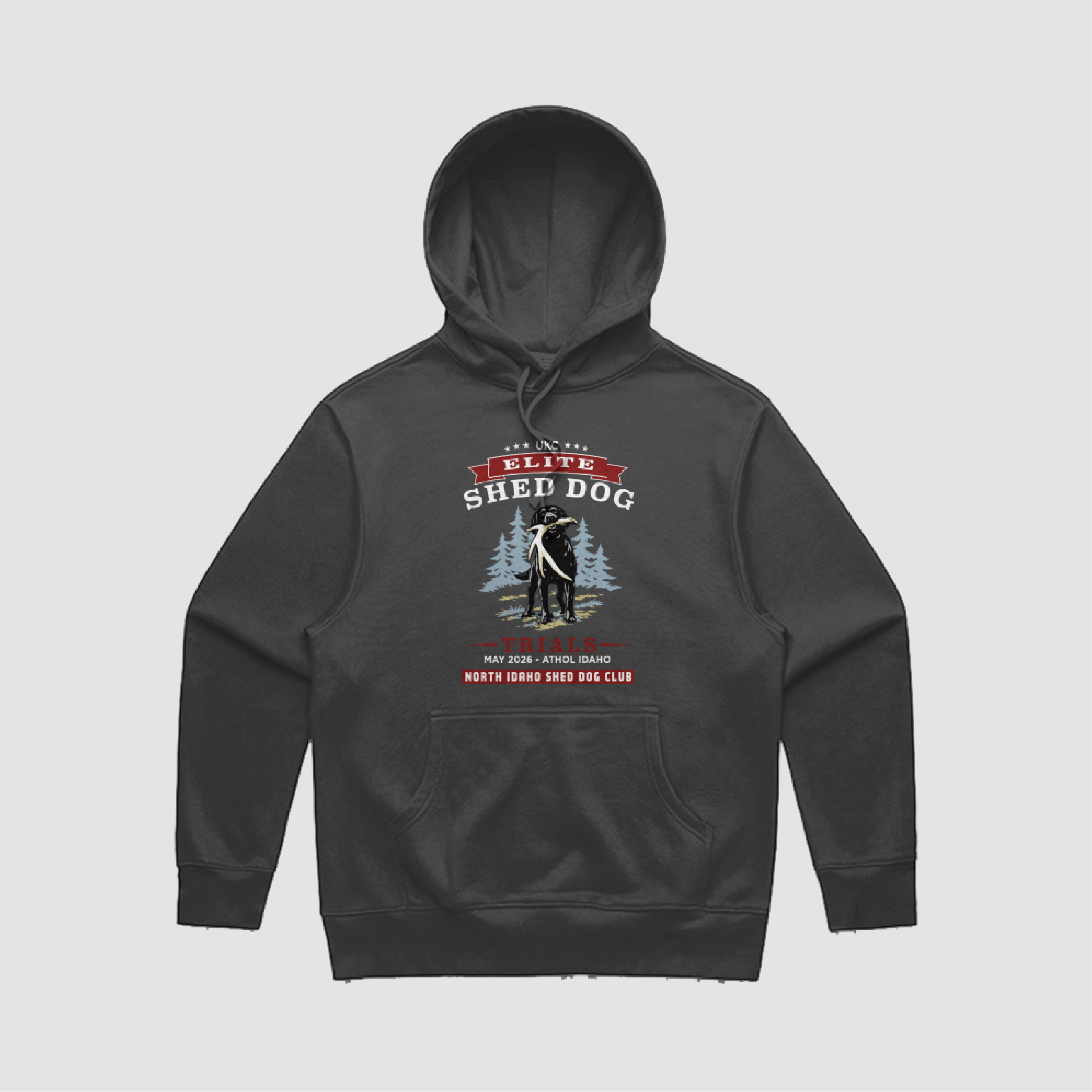 North Idaho Shed Dog Club Heavy Hoodie