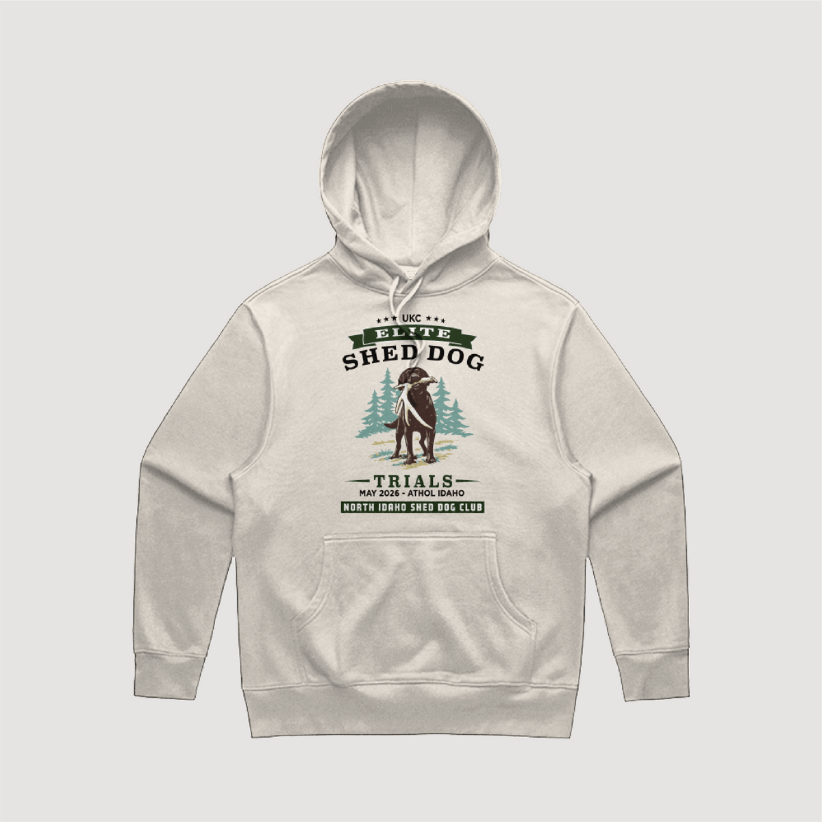 North Idaho Shed Dog Club Heavy Hoodie
