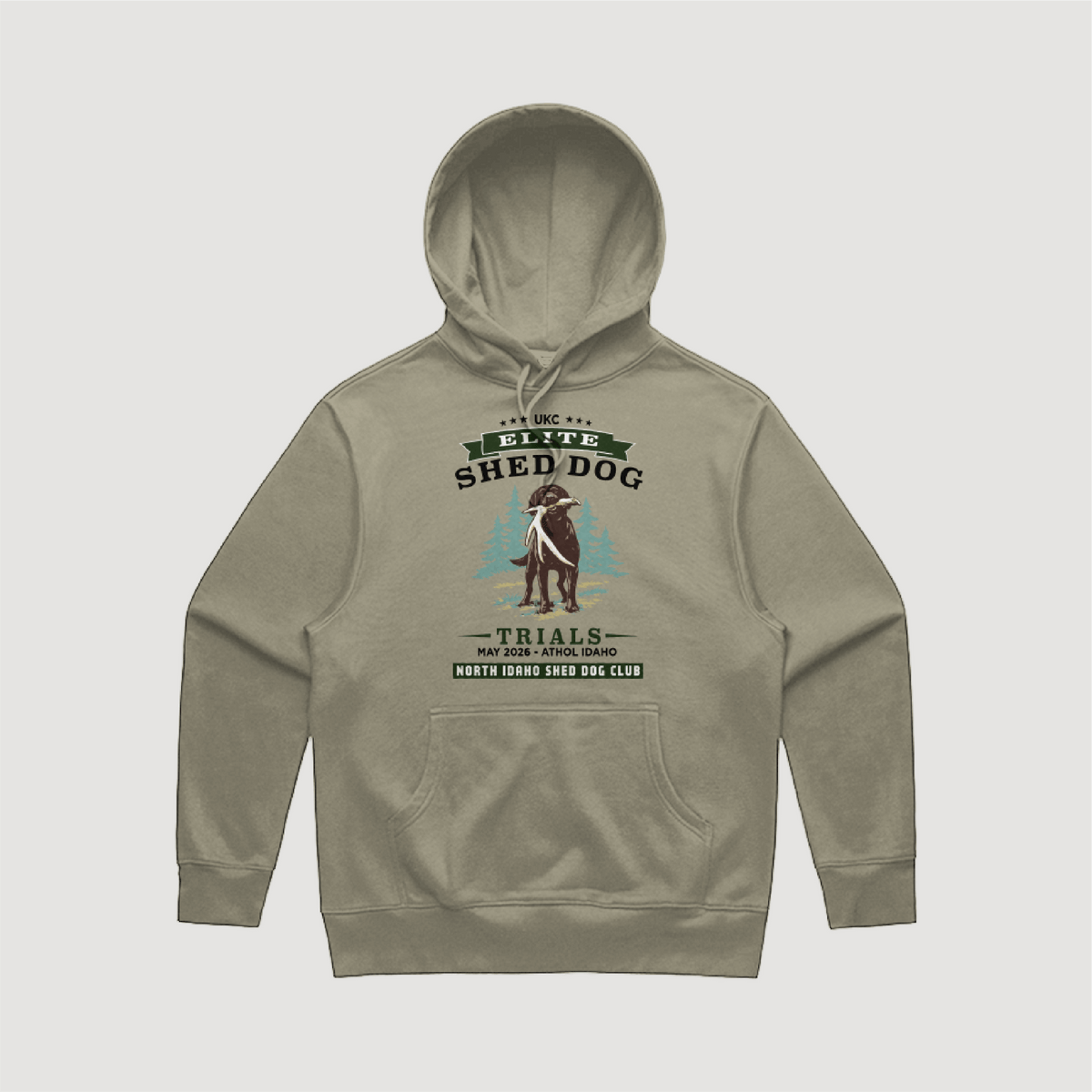 North Idaho Shed Dog Club Heavy Hoodie