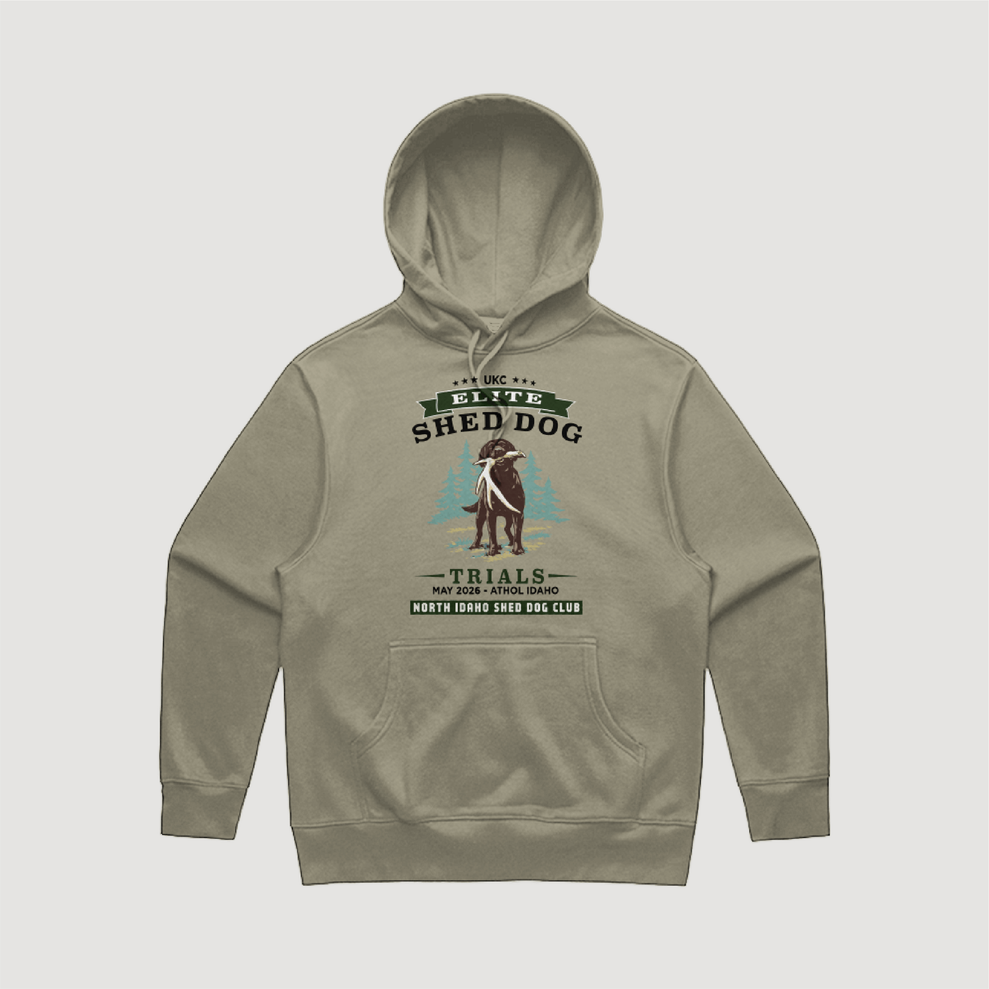 North Idaho Shed Dog Club Heavy Hoodie