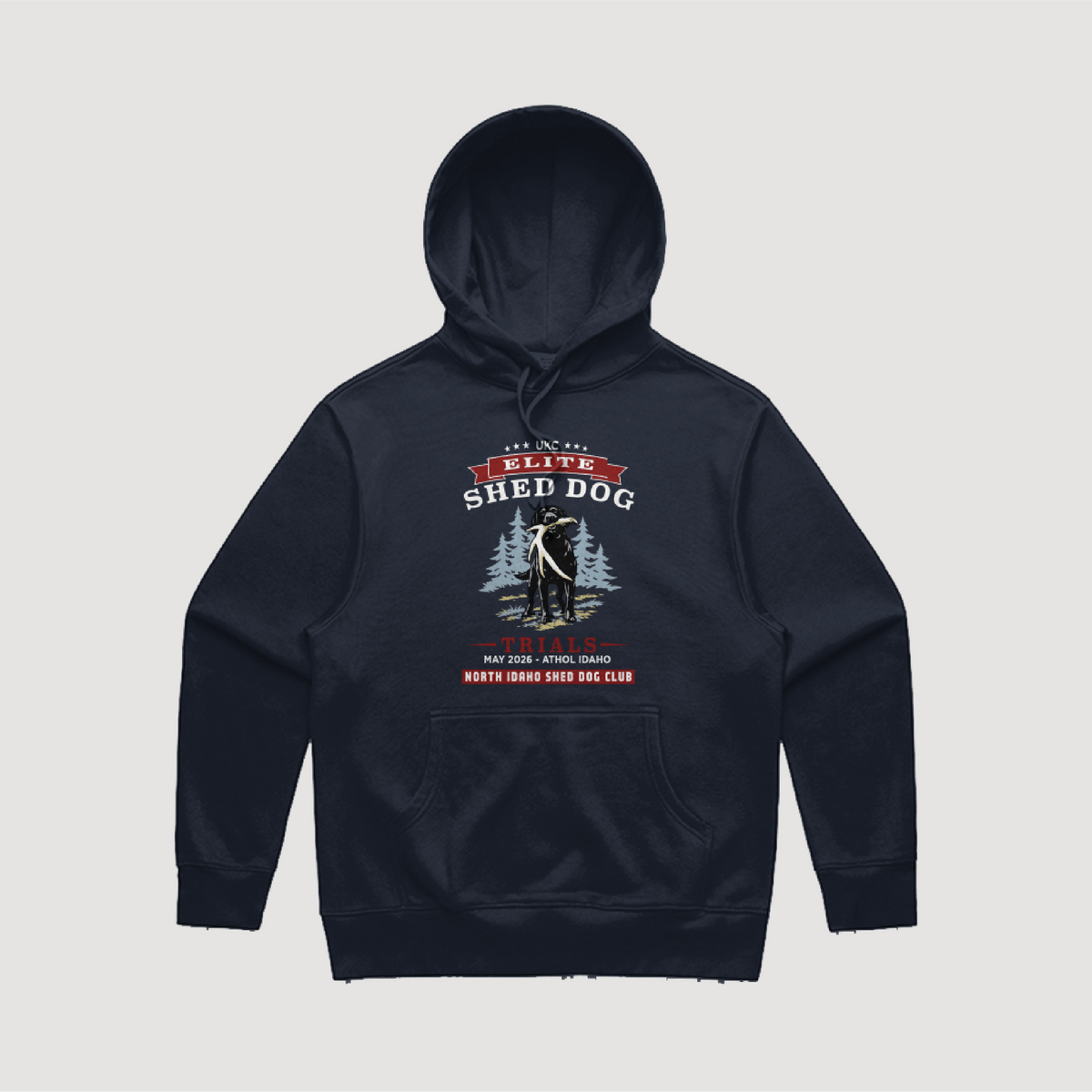 North Idaho Shed Dog Club Heavy Hoodie