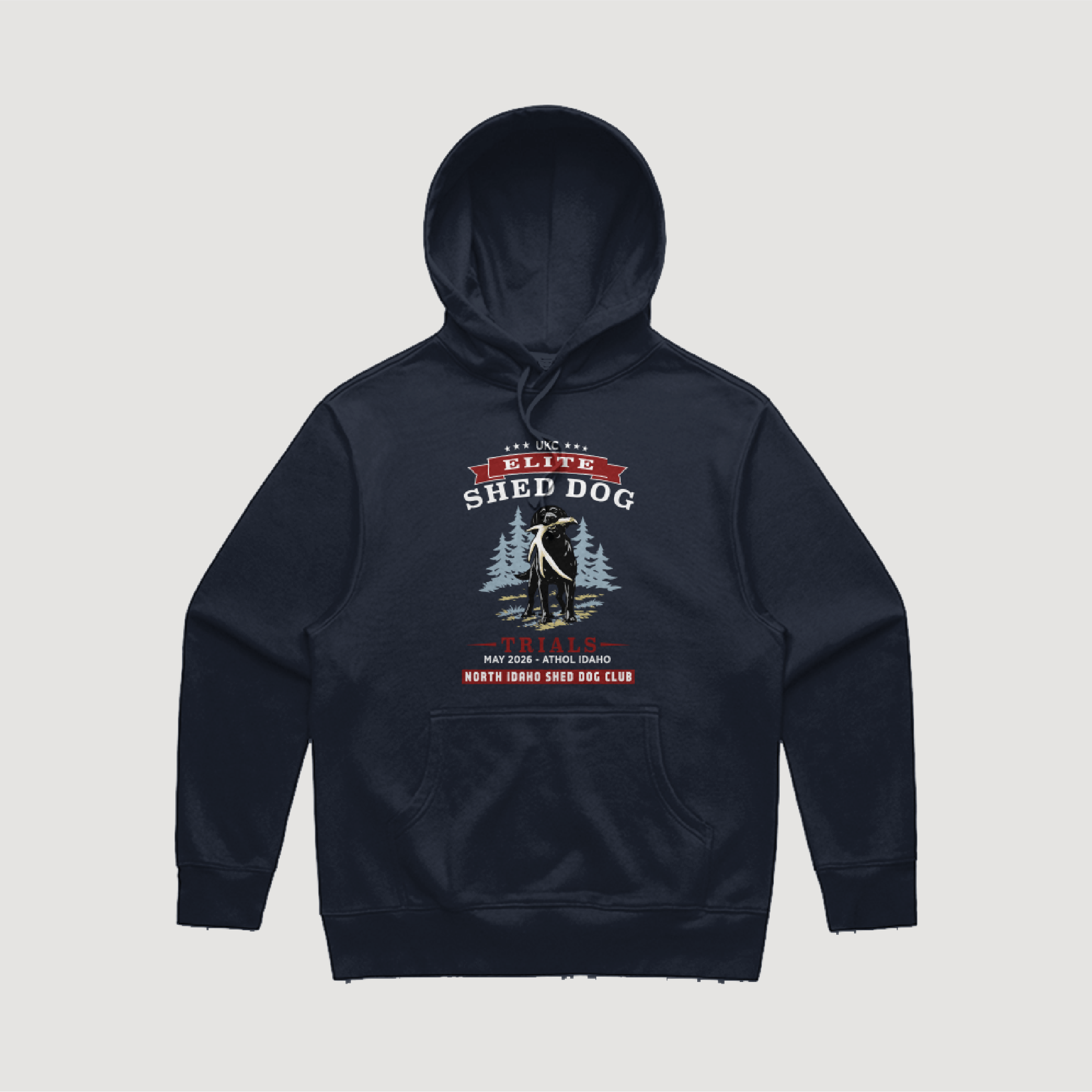 North Idaho Shed Dog Club Heavy Hoodie