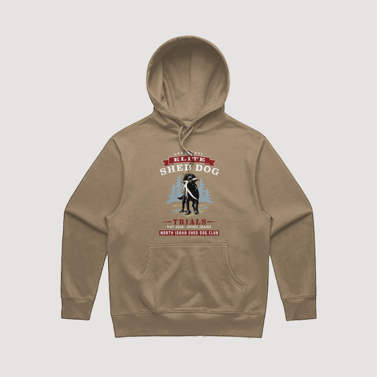 North Idaho Shed Dog Club Heavy Hoodie