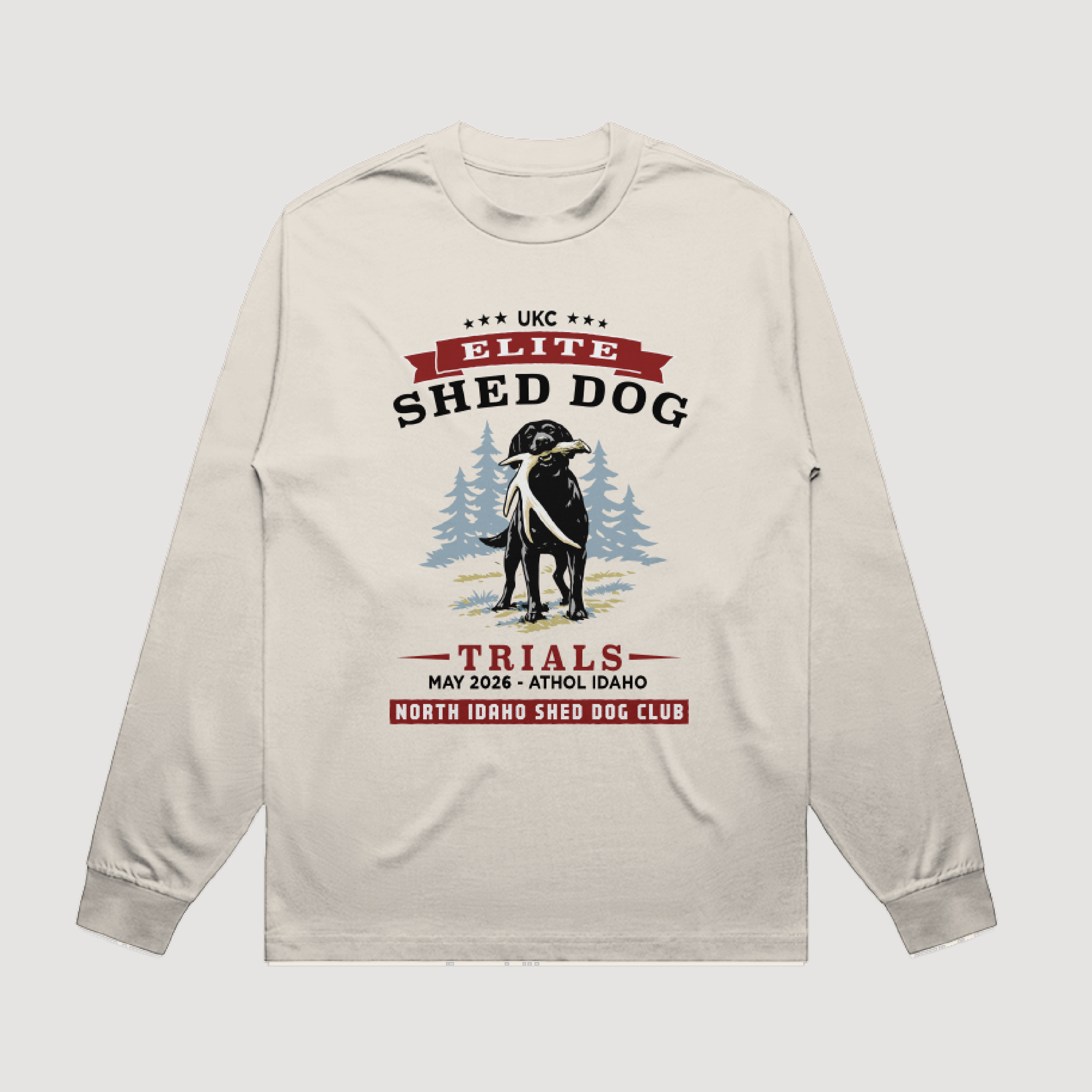 North Idaho Shed Dog Club Long Sleeve Tee