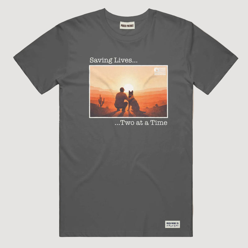 Paws and Stripes - Saving Two at a Time Tee