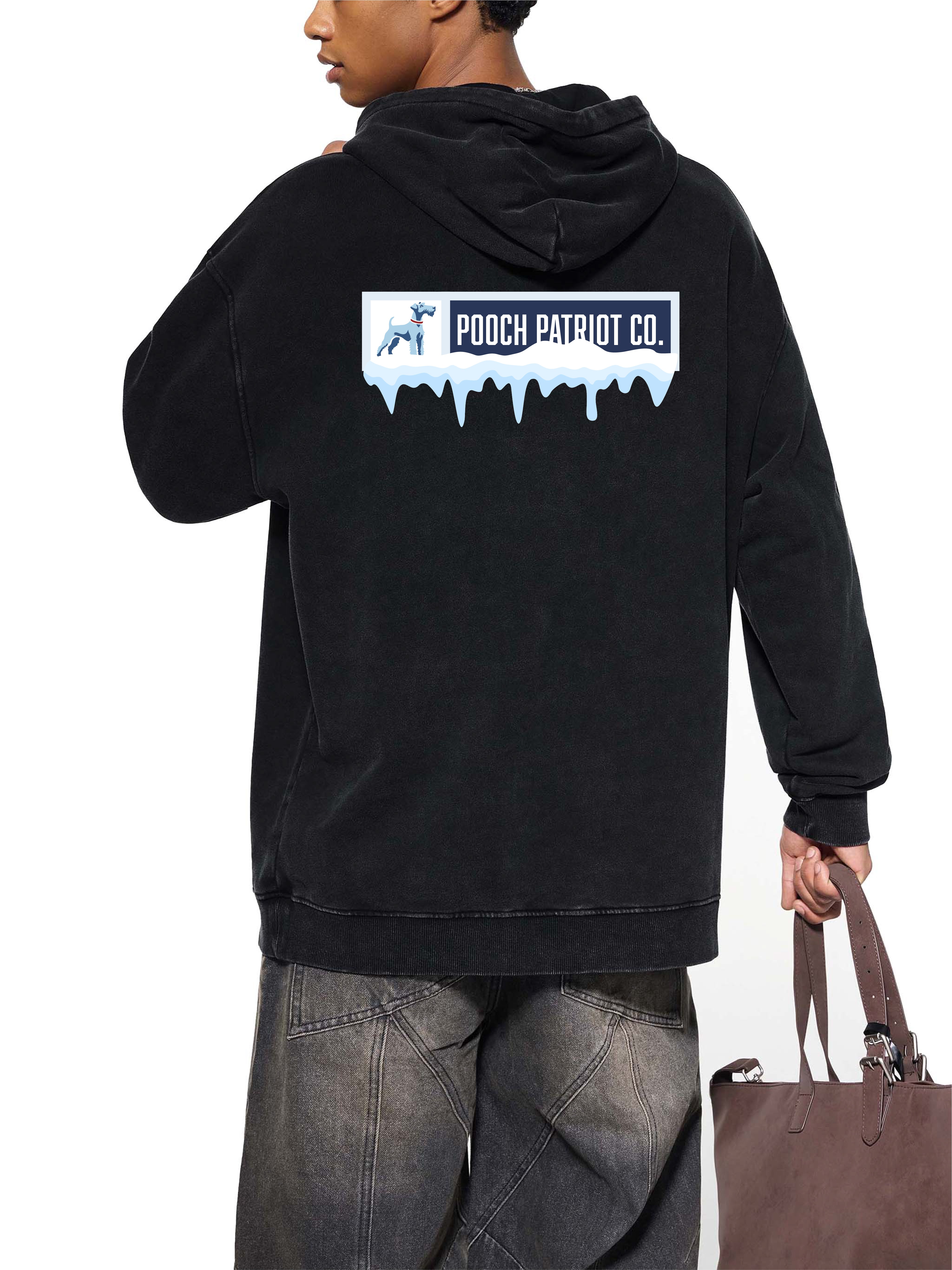 Pooch Patriot Snow-Washed Hoodie