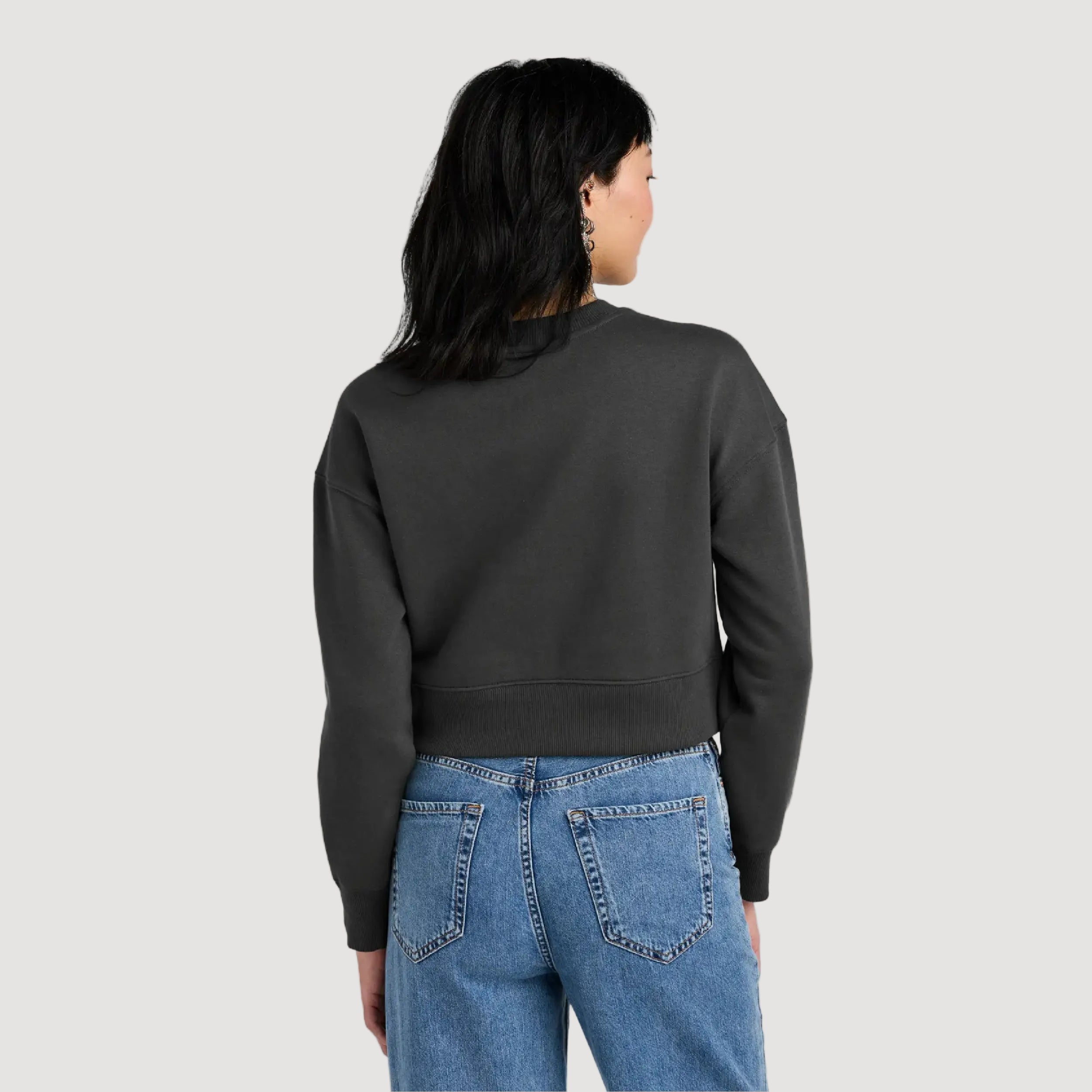 The Saluki - Women's Crop Crew Sweatshirt