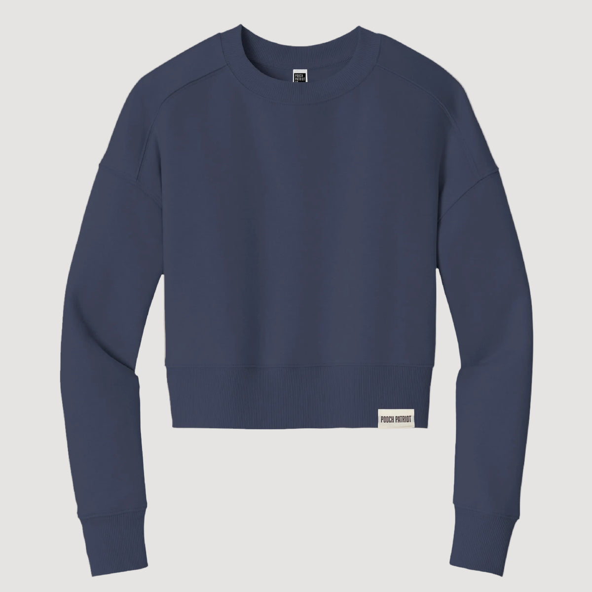 The Saluki - Women's Crop Crew Sweatshirt