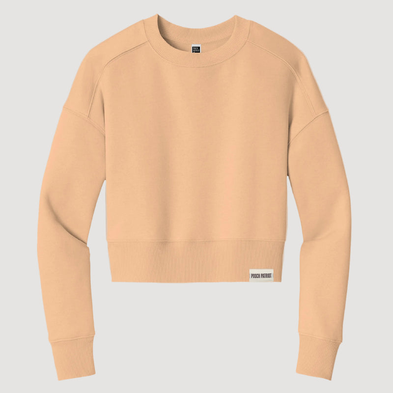 Beige sweatshirt on a beige background