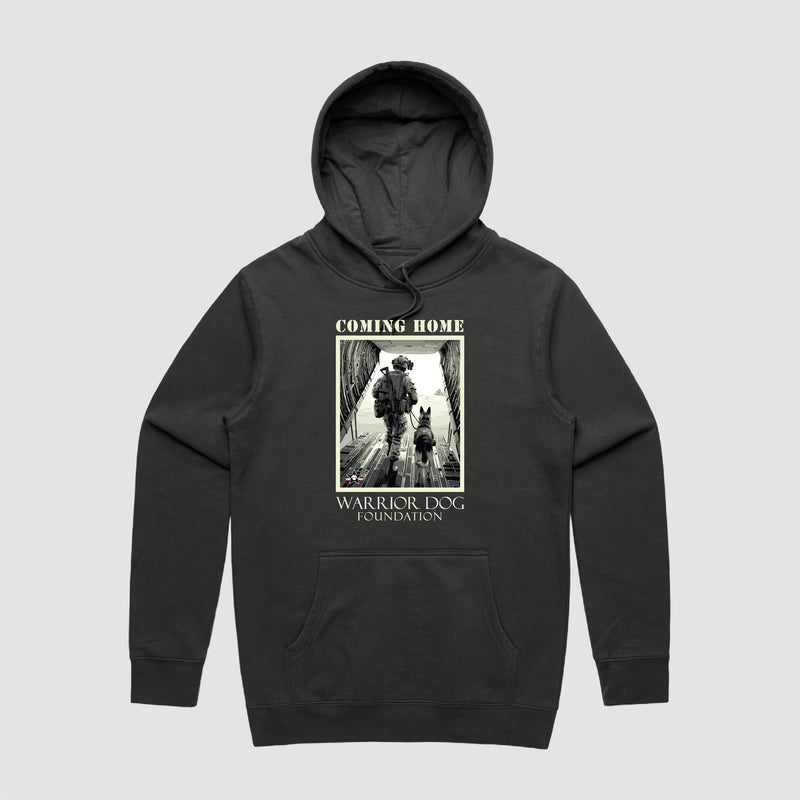 Warrior Dog Coming Home Heavy Weight Hoodie