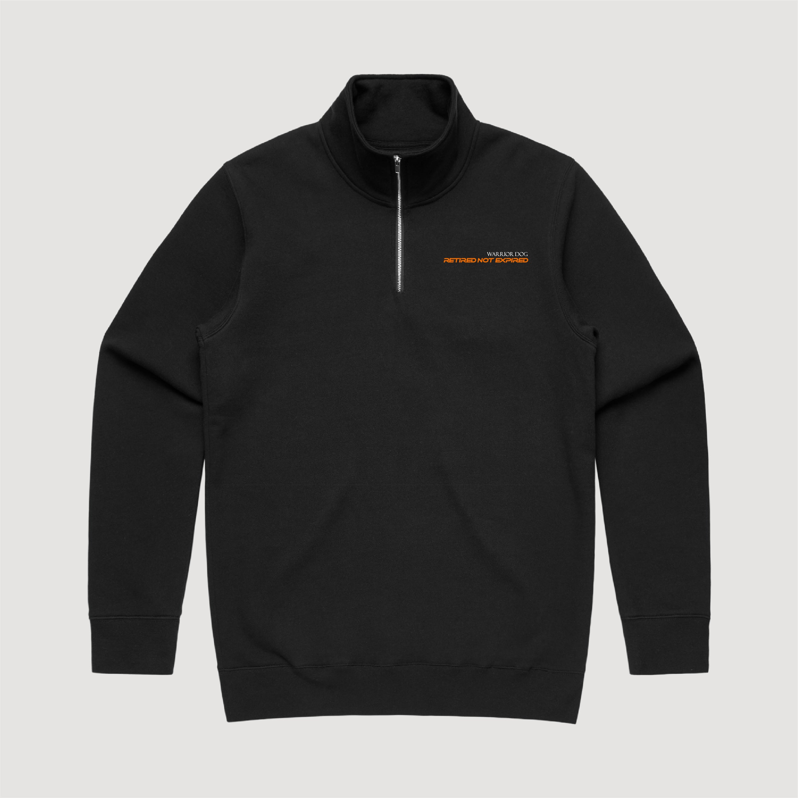 Warrior Dog Retired Not Expired Quarter Zip