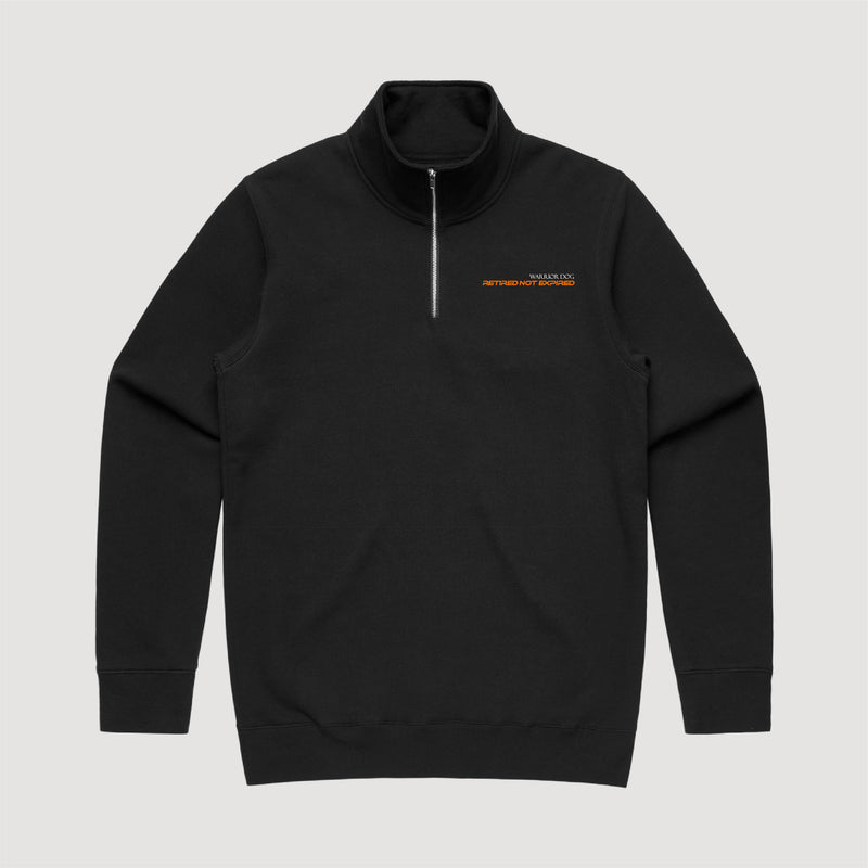 Warrior Dog Retired Not Expired Quarter Zip
