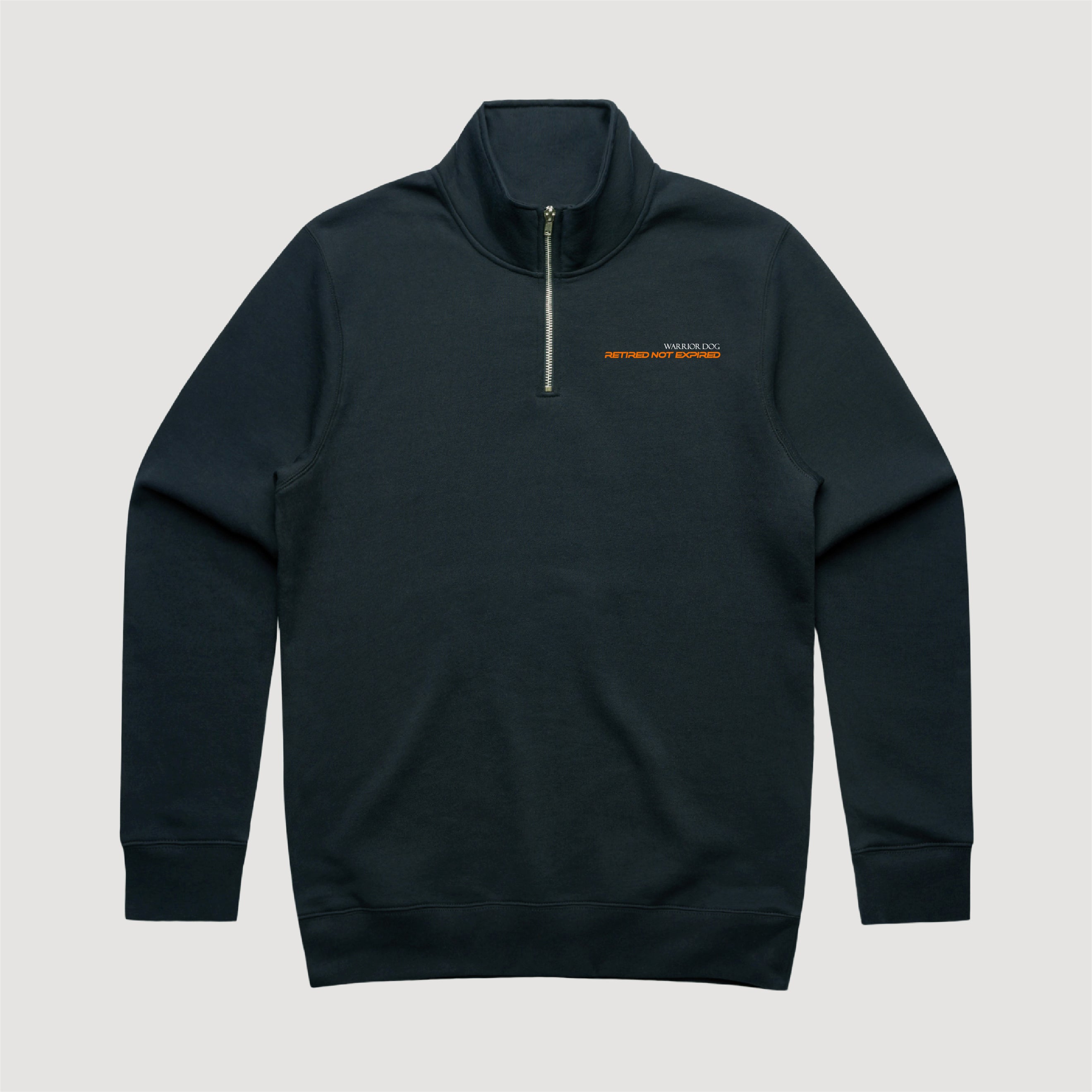 Warrior Dog Retired Not Expired Quarter Zip