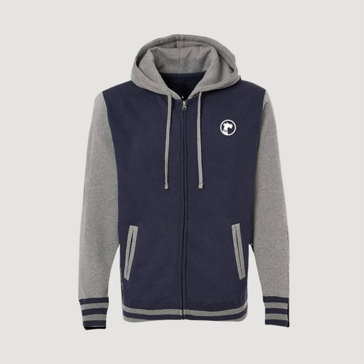 The Walker Men's Varsity Zip Hoodie