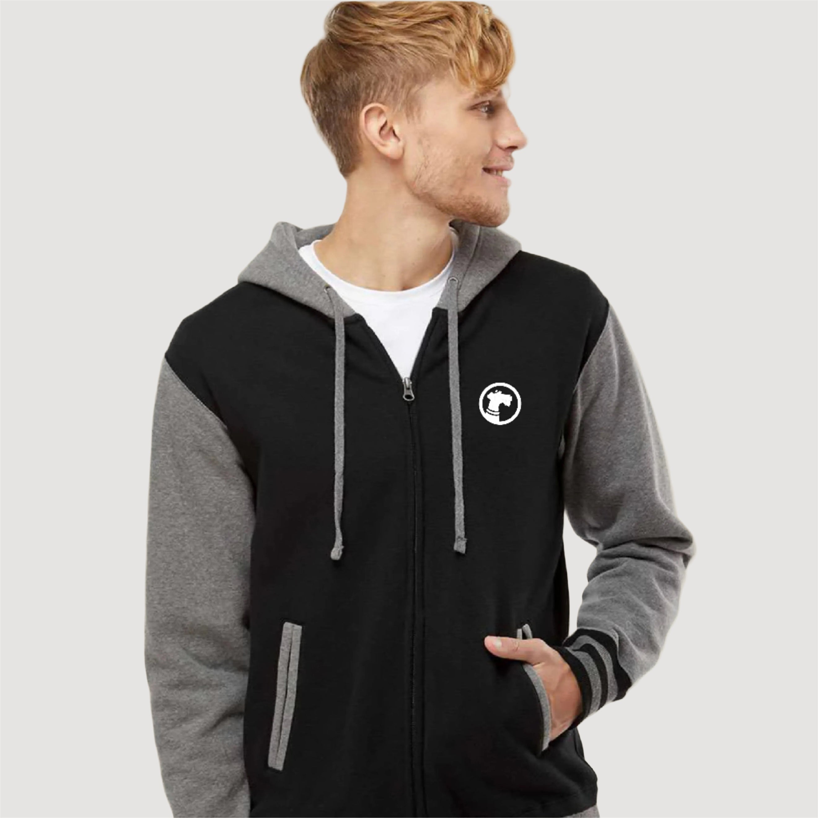 The Walker Men's Varsity Zip Hoodie