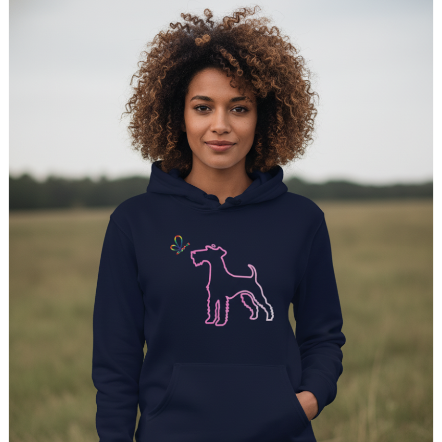 Walker Dog & Butterfly Hoodie