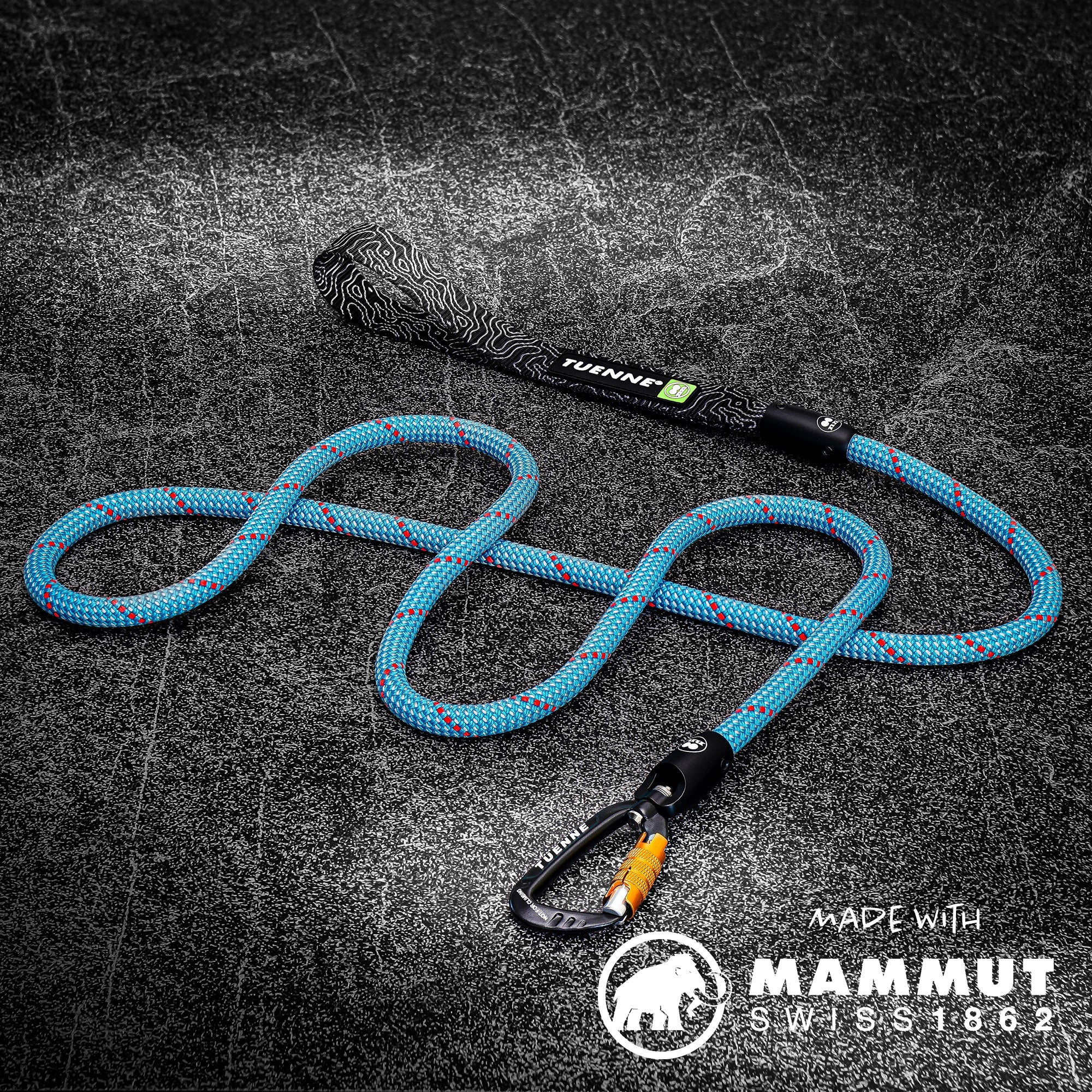 Tuenne Handcrafted Rope Dog Leash – Built with Mammut® Certified Climbing Rope