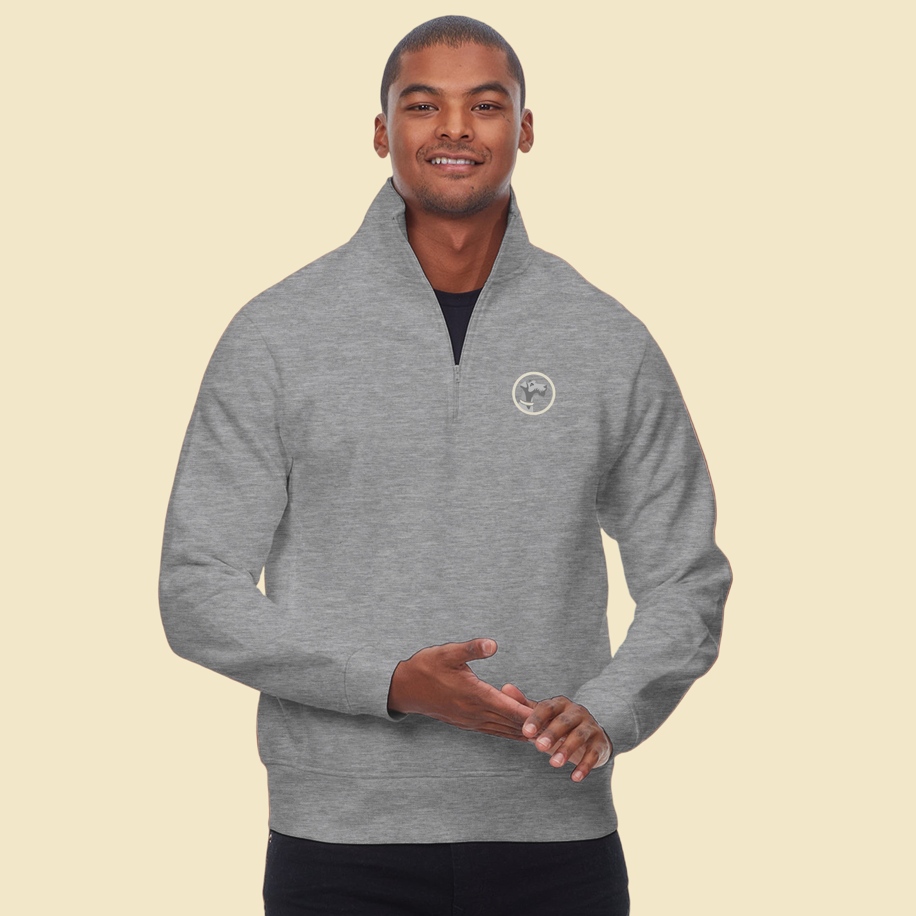 Pooch Patriot Ultimate Fleece Quarter Zip – Recycled Blend