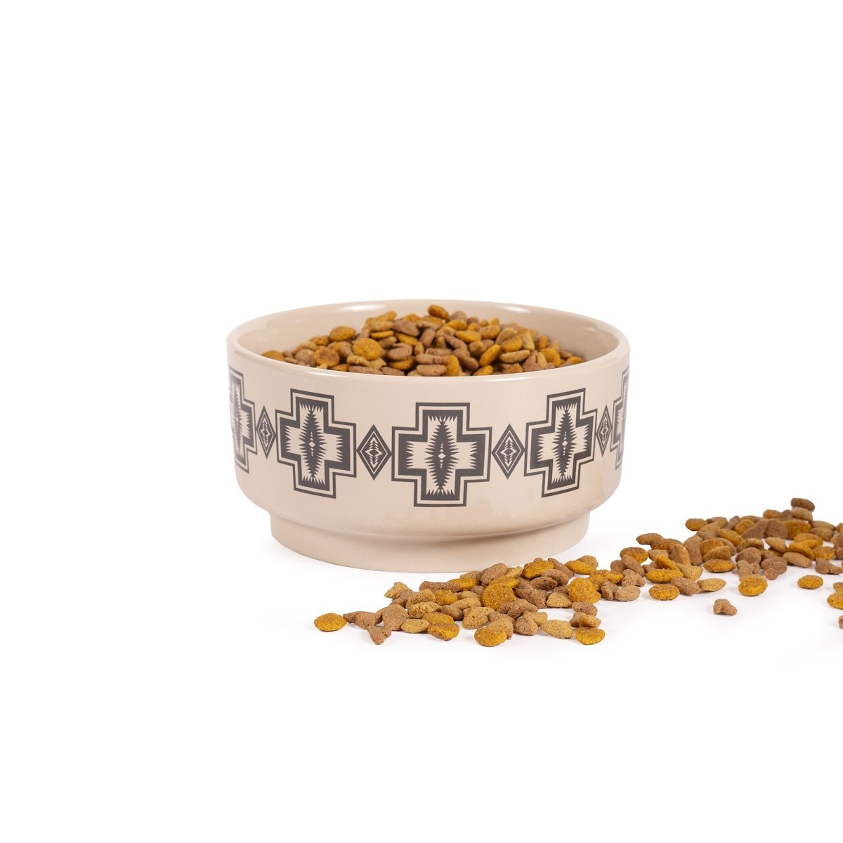 Pendleton Ceramic Food & Water Pet Bowl – Iconic Style for Mealtime