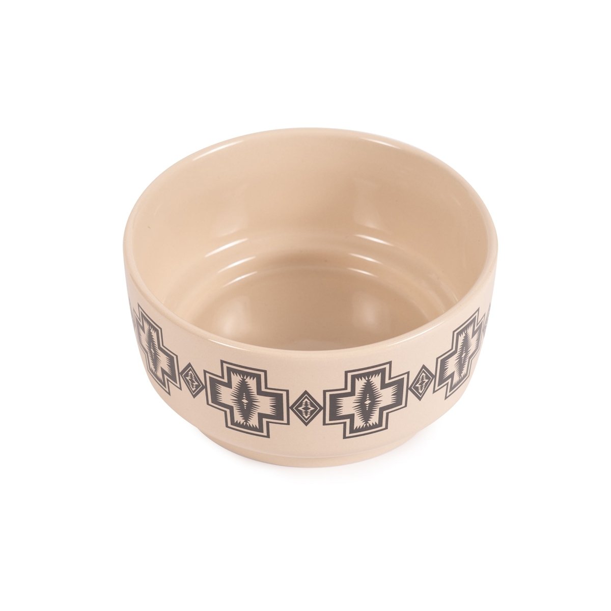 Pendleton Ceramic Food & Water Pet Bowl – Iconic Style for Mealtime